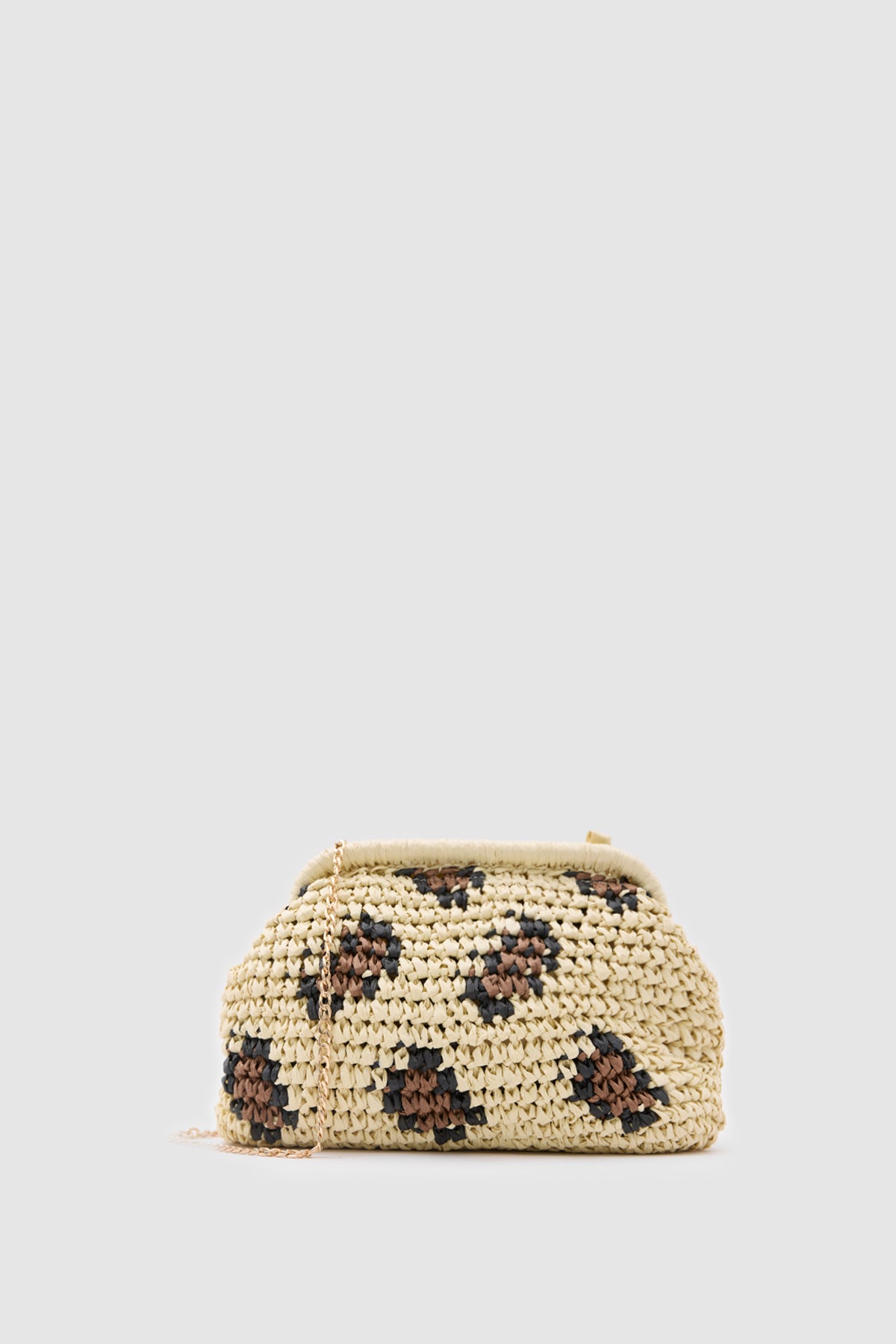 OGGO WİCKER Paw Pop Clutch
