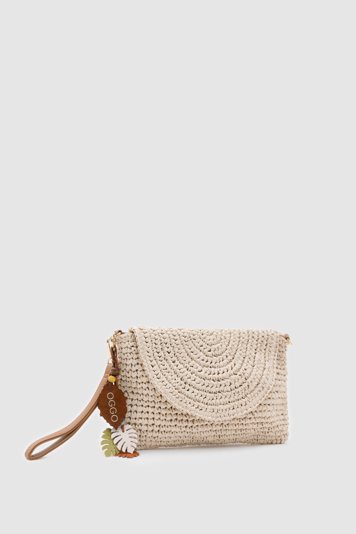 OGGO WİCKER Thin Linea Clutch