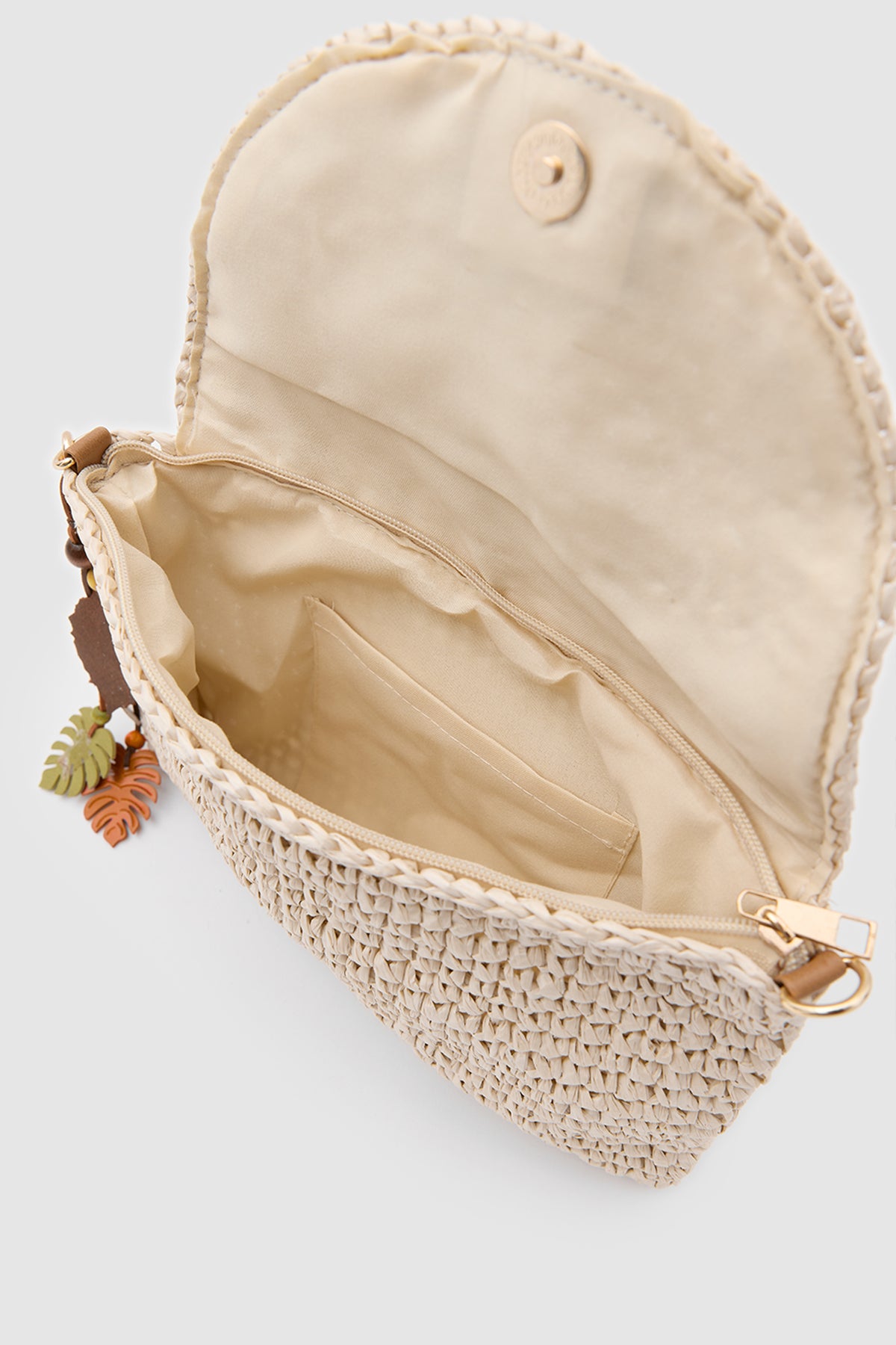 OGGO WİCKER Thin Linea Clutch