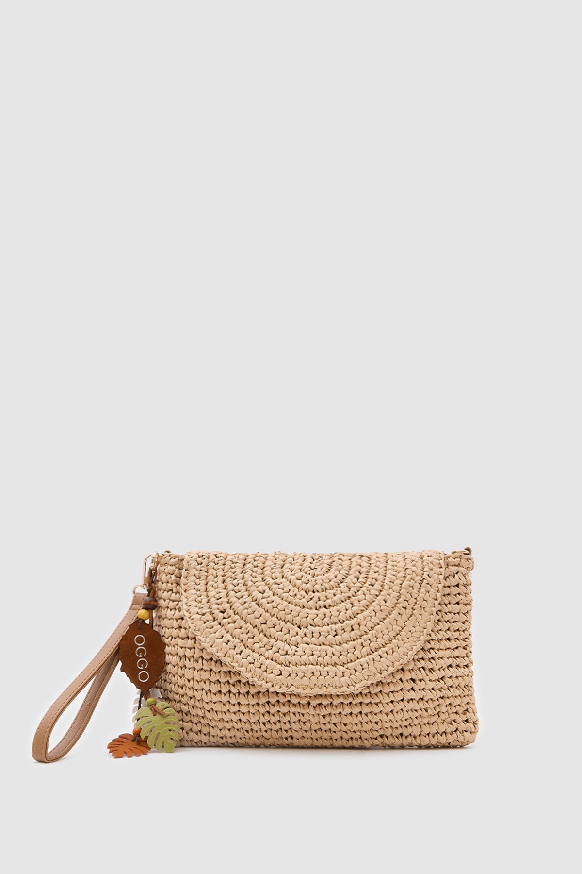 OGGO WİCKER Thin Linea Clutch