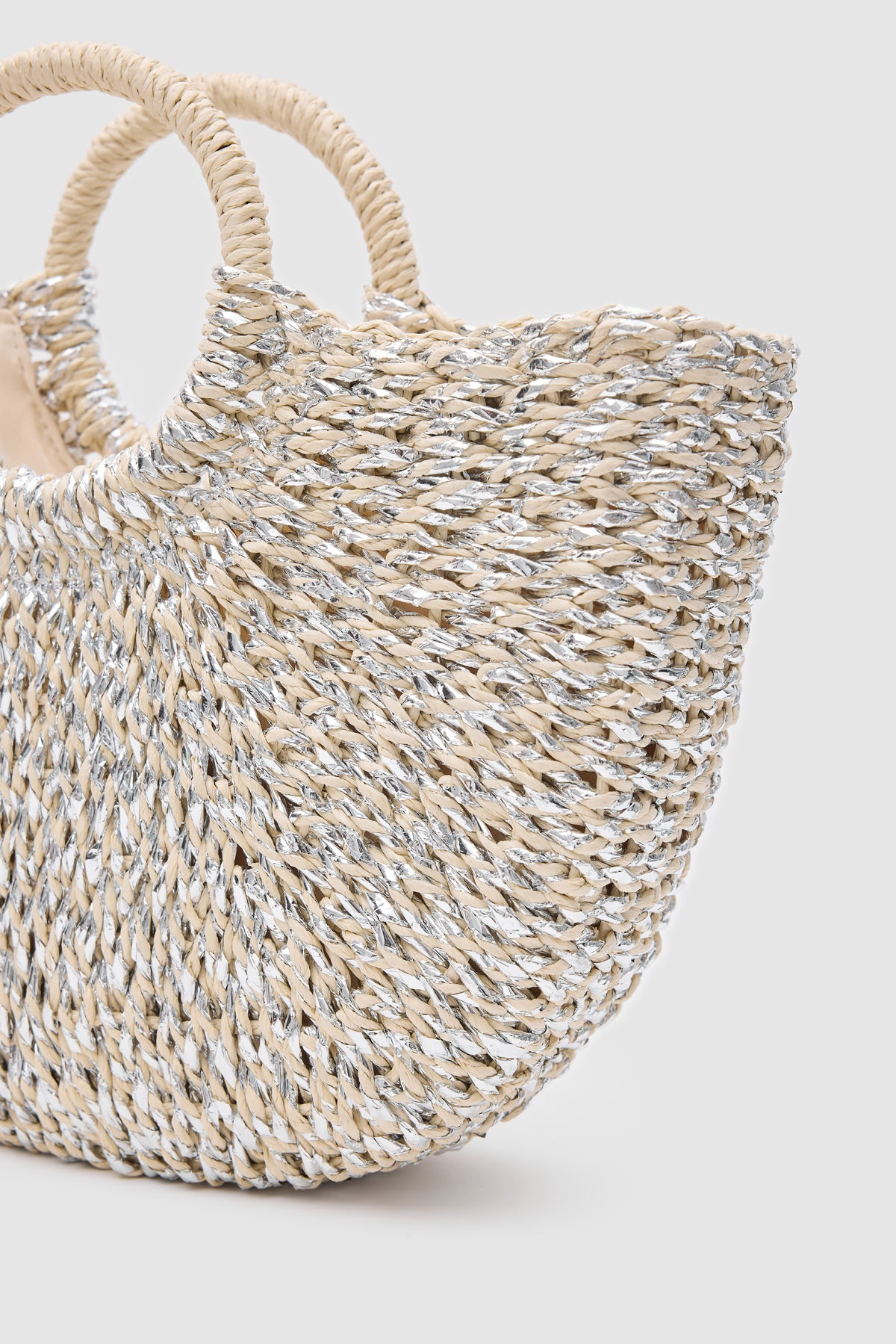 OGGO Hasır Sim Detaylı El Çantası