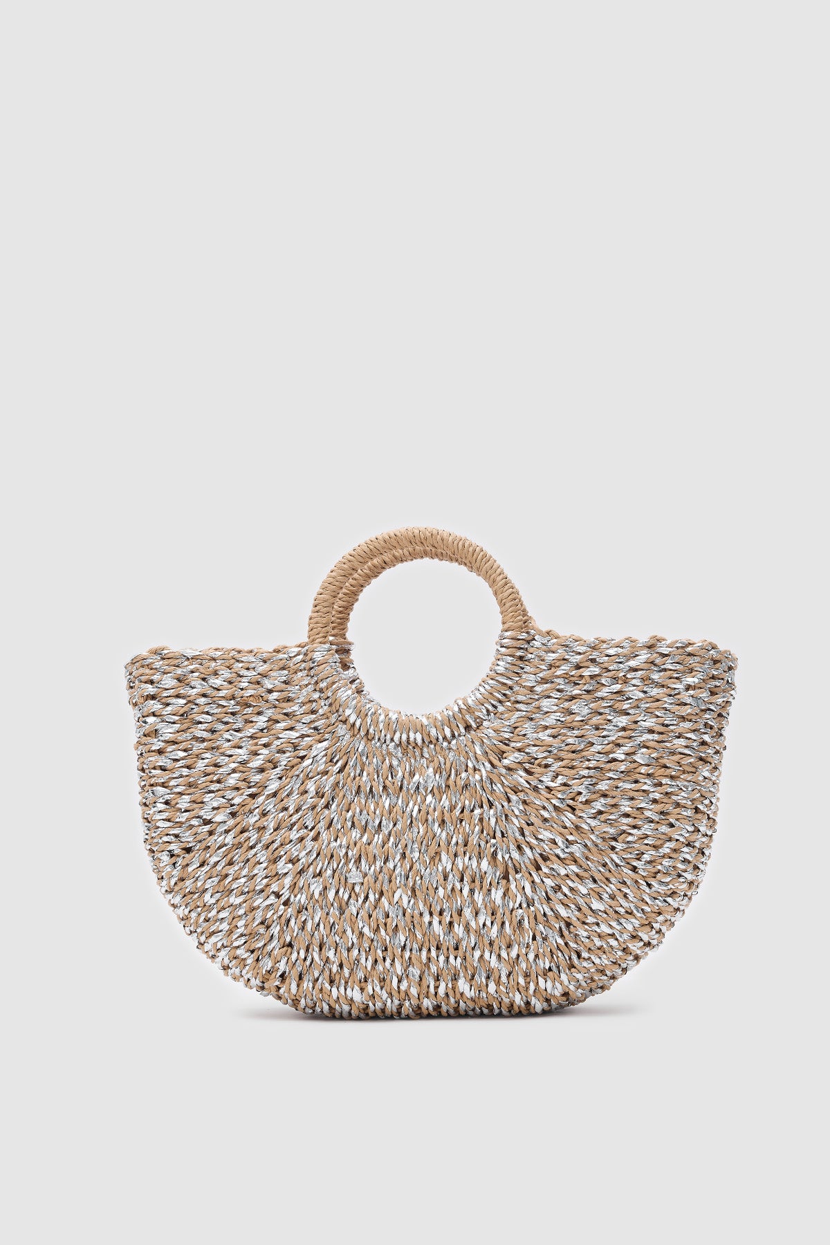 OGGO Hasır Sim Detaylı El Çantası