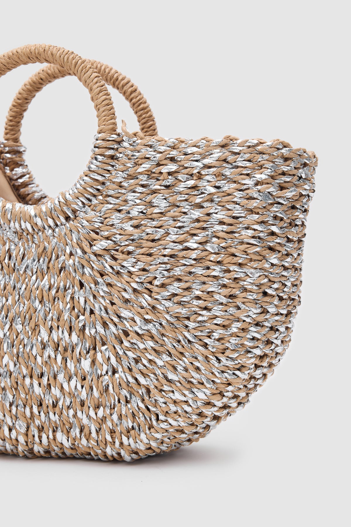 OGGO Hasır Sim Detaylı El Çantası