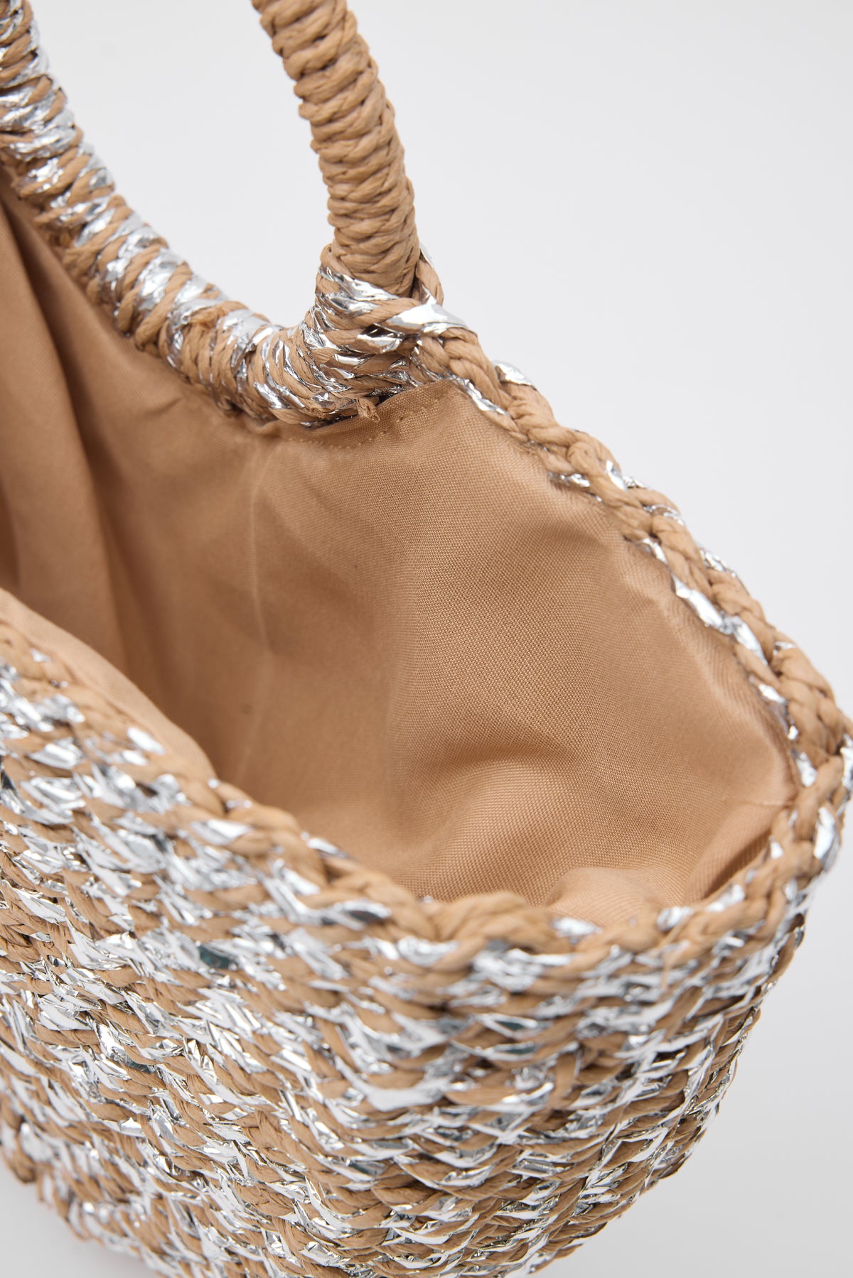 OGGO Hasır Sim Detaylı El Çantası