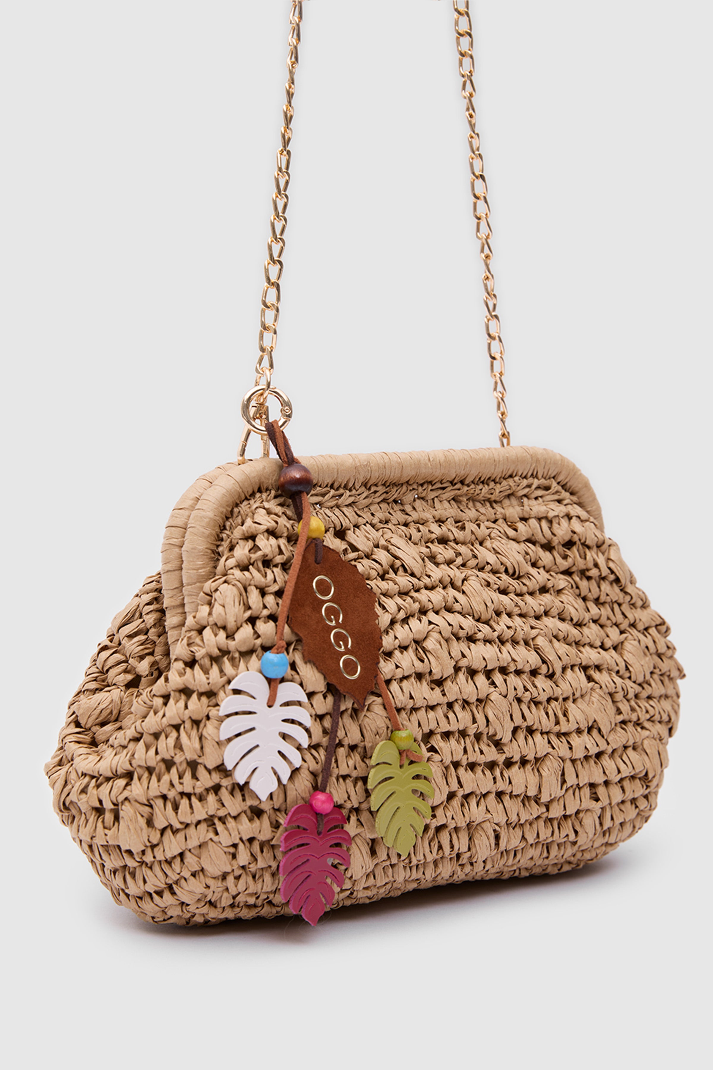 OGGO WİCKER Knots Clutch S