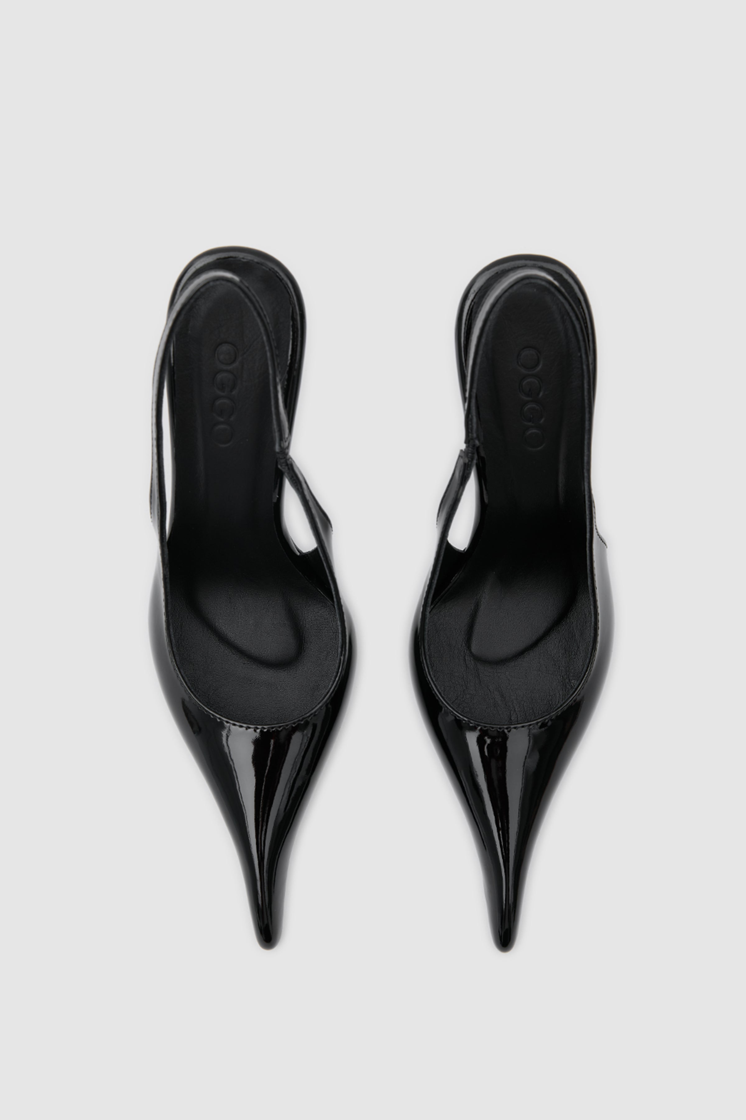 SUVEA VIREL Patent Slingback Heel