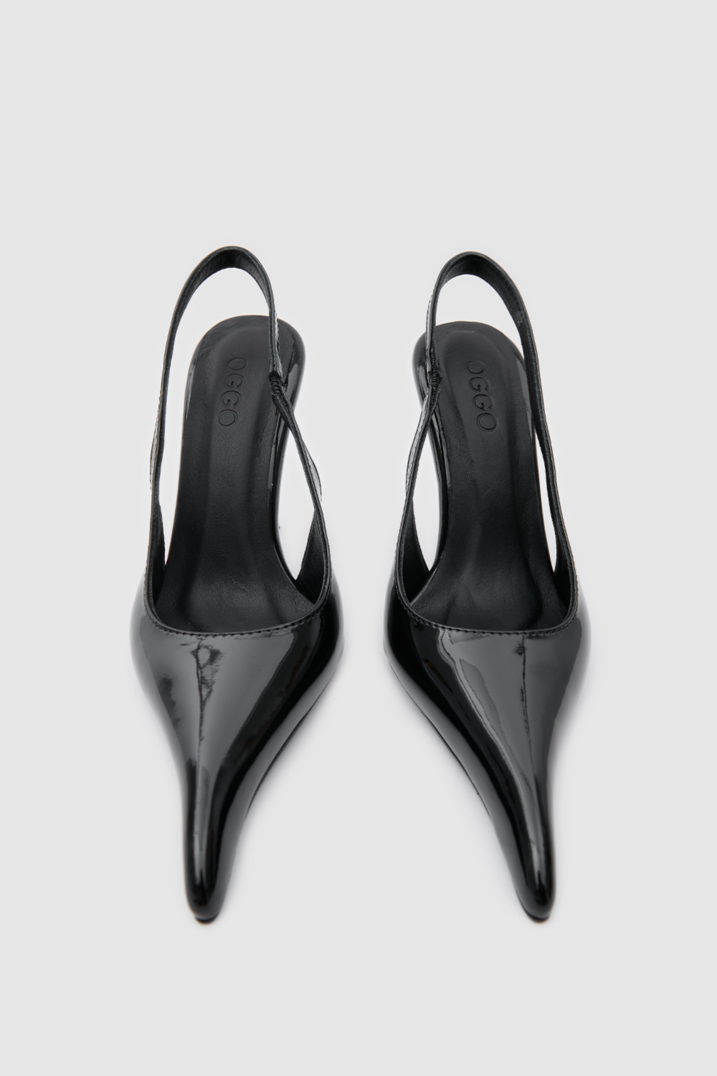 SUVEA VIREL Patent Slingback Heel