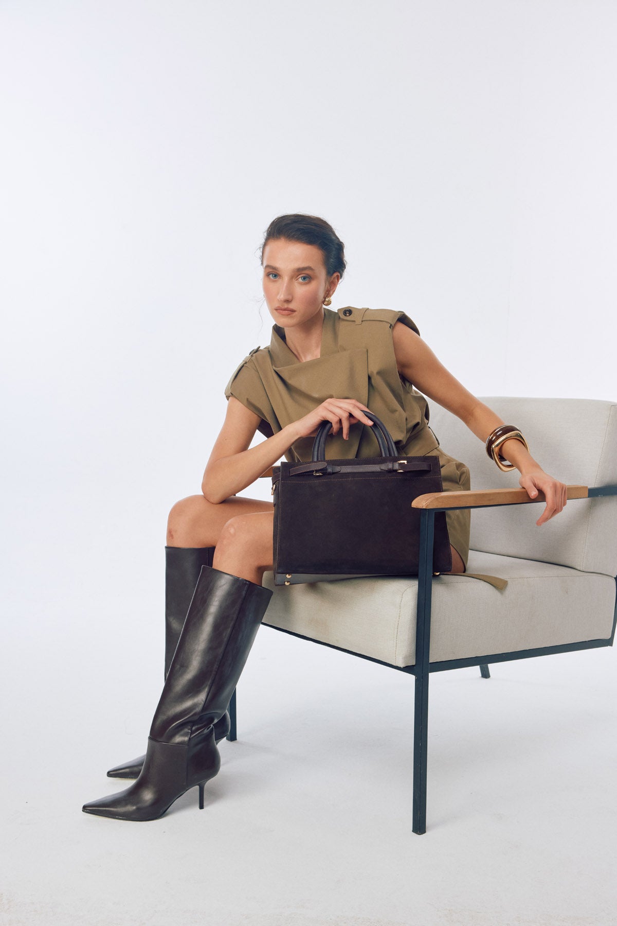 OGGO SUVEA HAKİKİ DERİ El Çantası