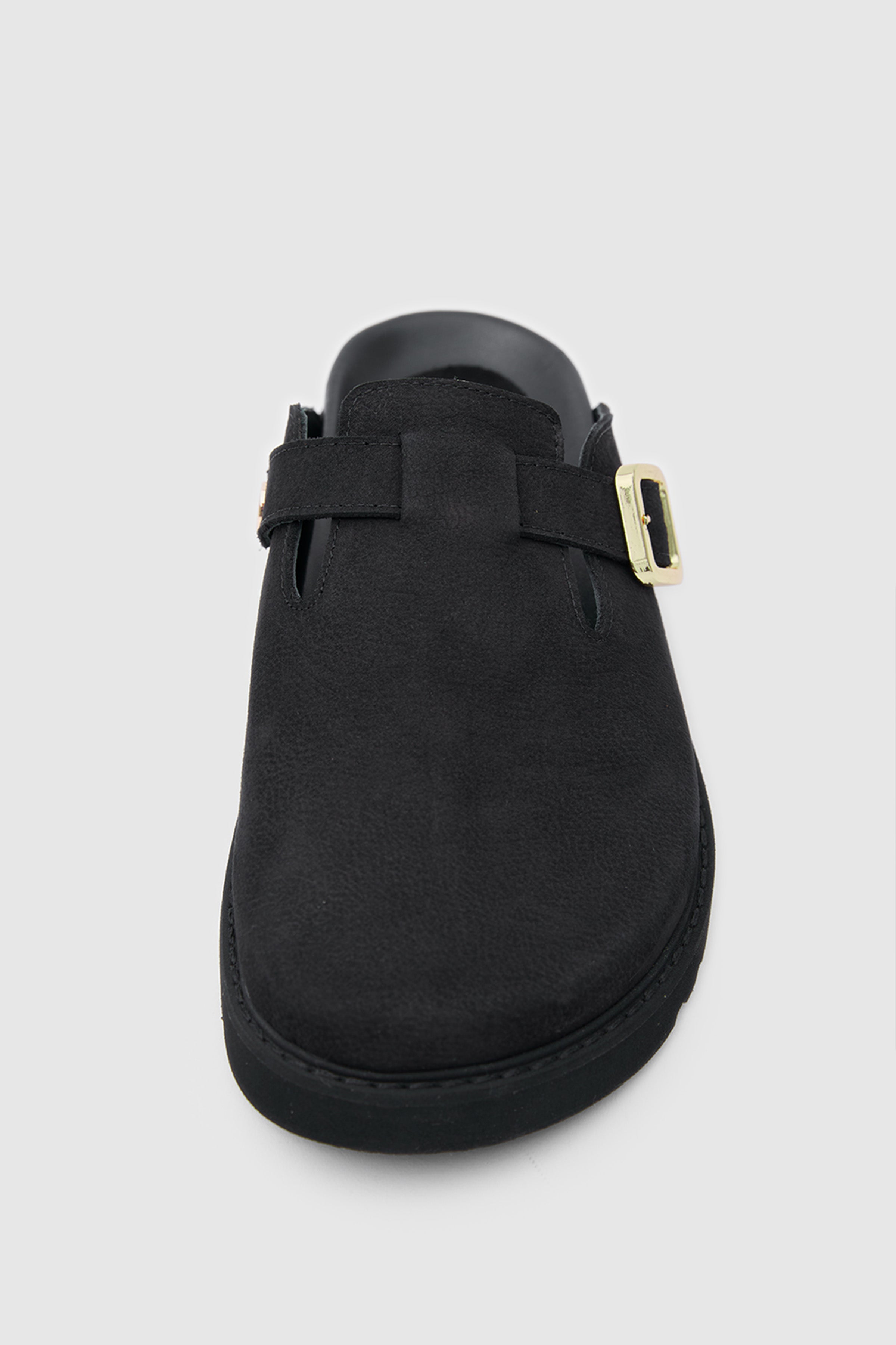 TERRA CLOG NUBUK DERİ SANDALET