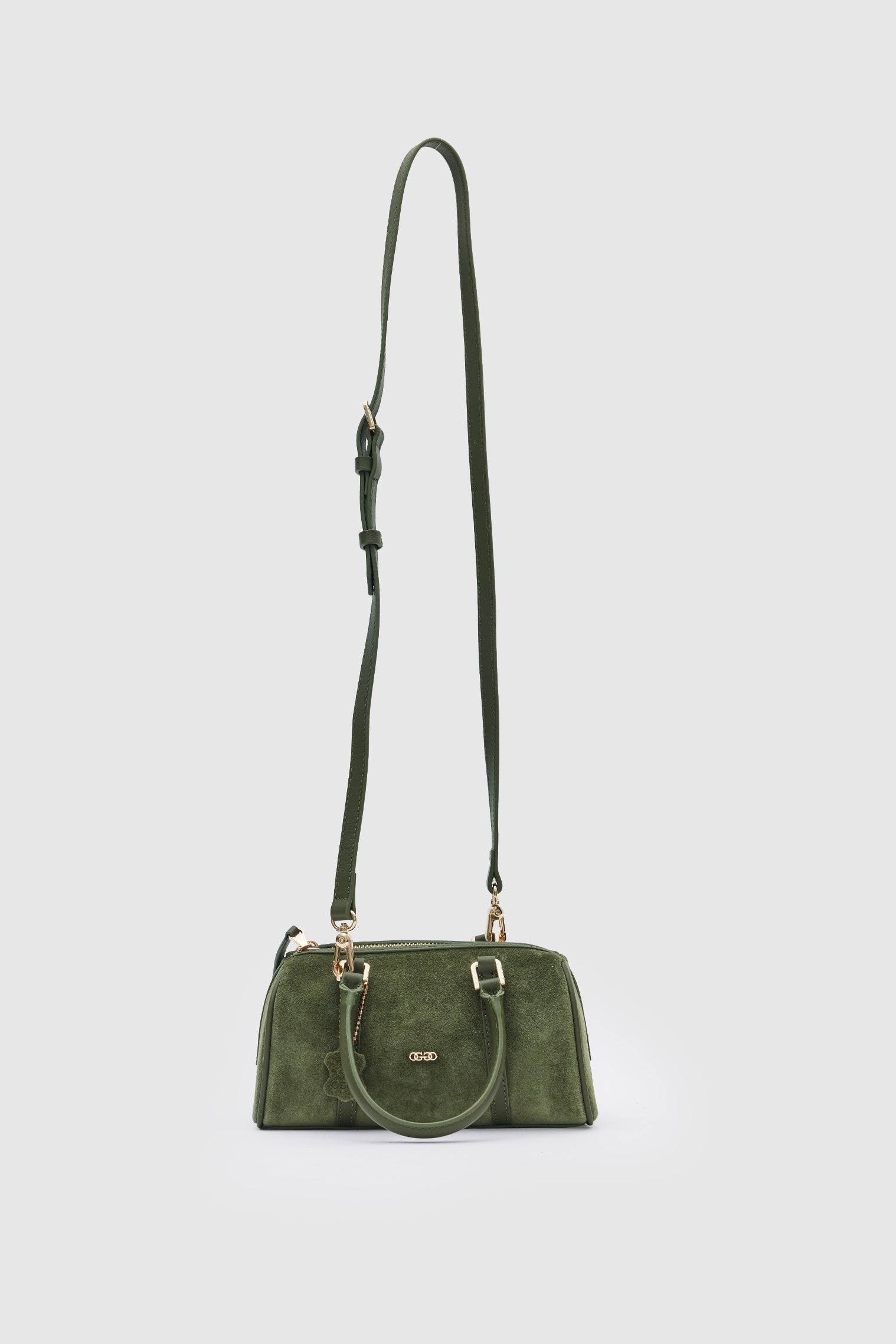 OGGO SUVEA Genuine Suede Leather Crossbody Bag