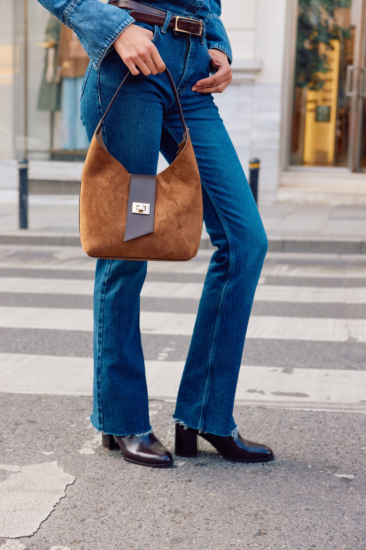 OGGO SUVEA Genuine Leather Shoulder Bag