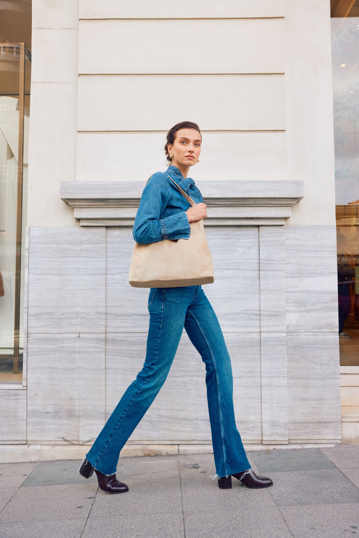 OGGO SUVEA Genuine Leather Shoulder Bag