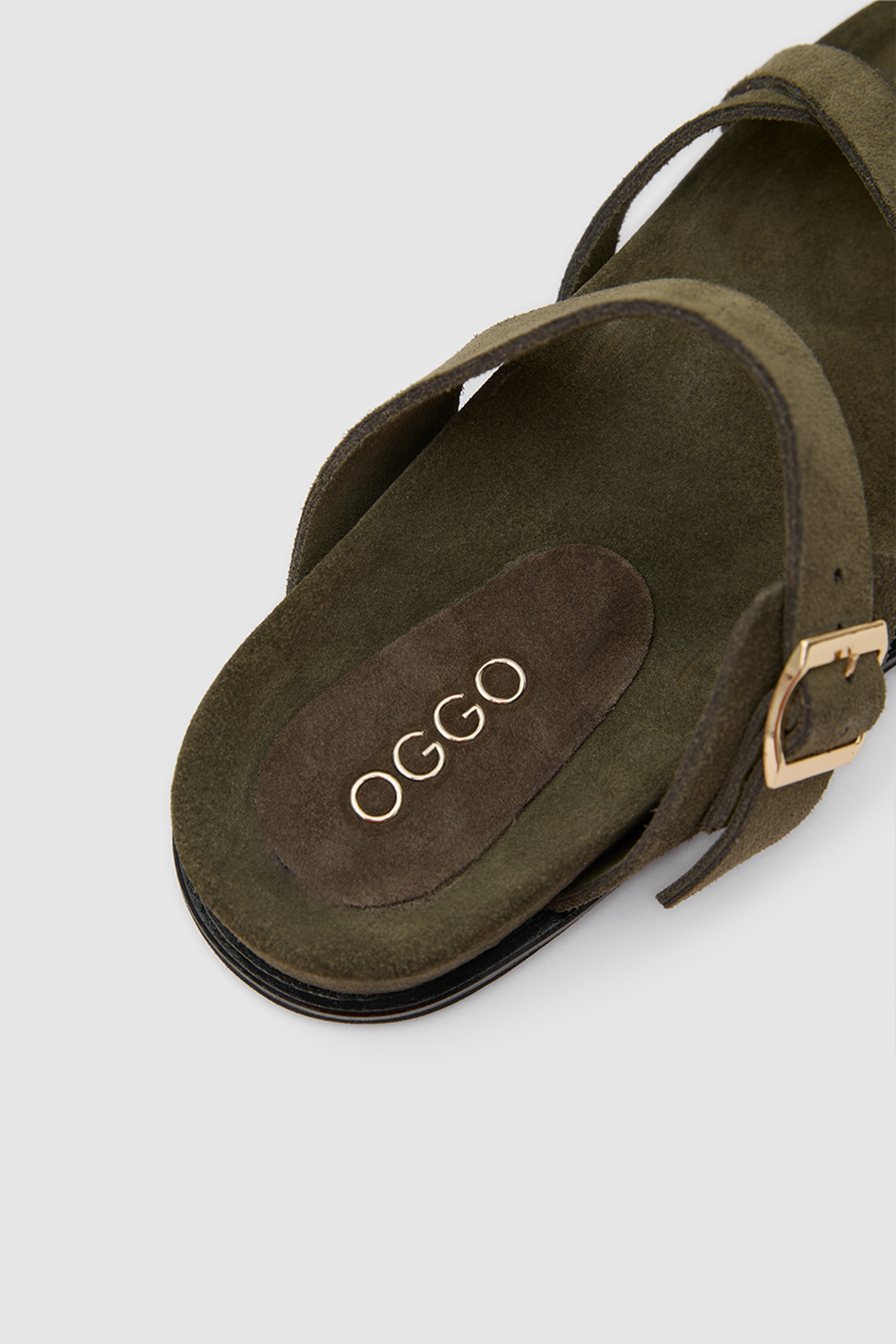 TERRA NOMAD SÜET DERİ ÇİFT TOKALI SANDALET