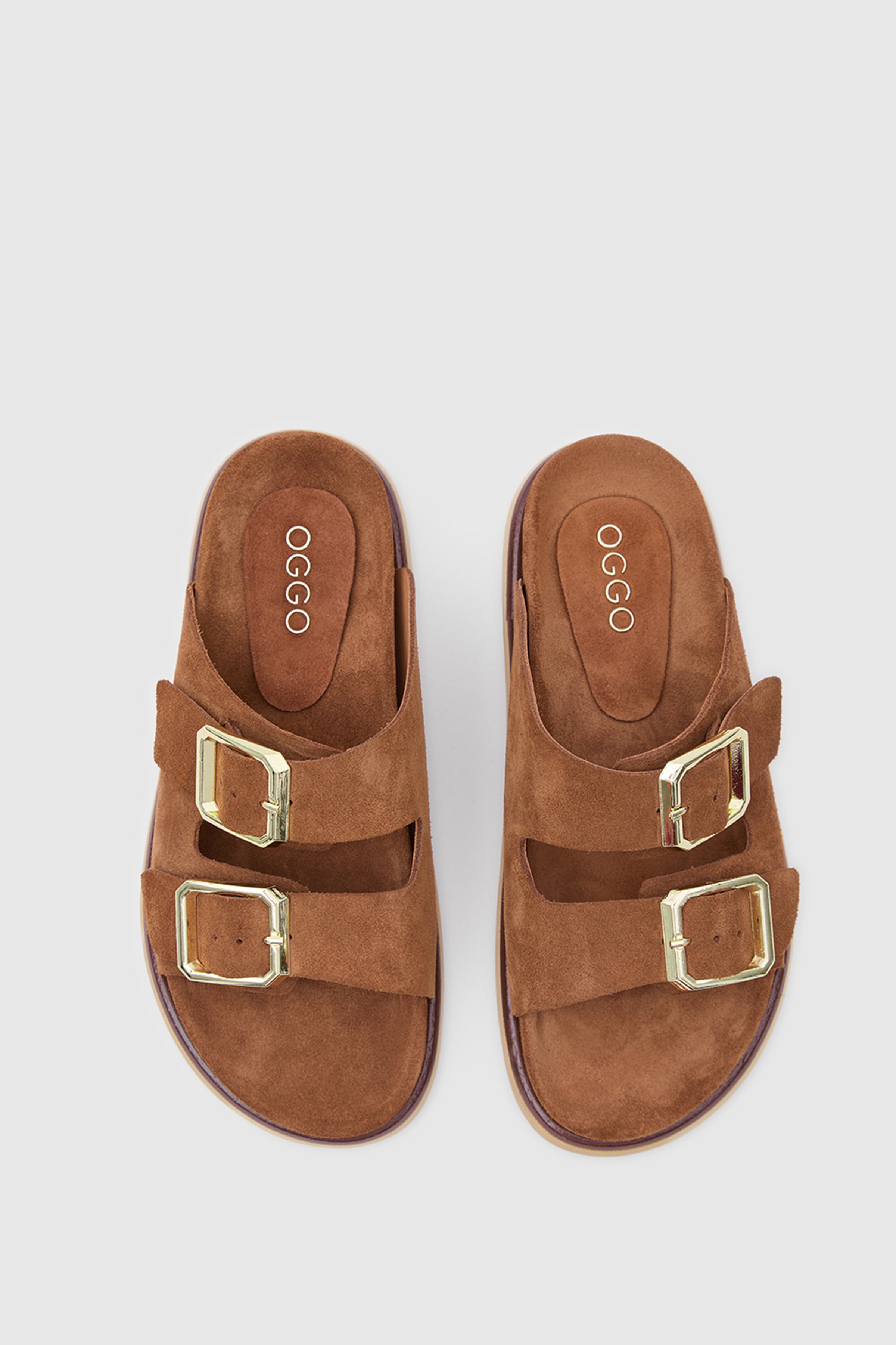 TERRA BUCKLE ÇİFT TOKALI HAKİKİ DERİ SANDALET