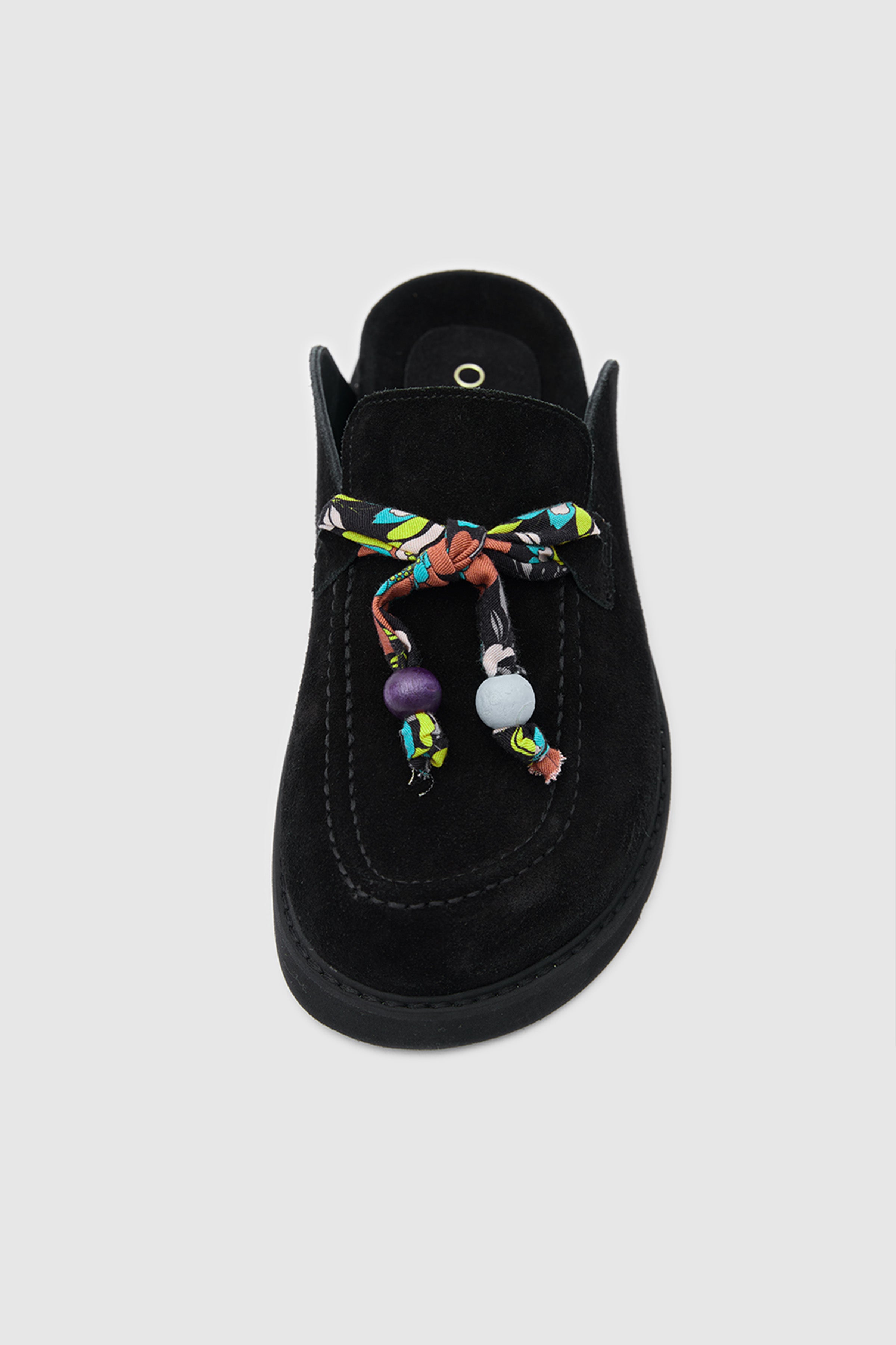 TERRA ARTİSAN SCARF SÜET DERİ FULARLI SANDALET