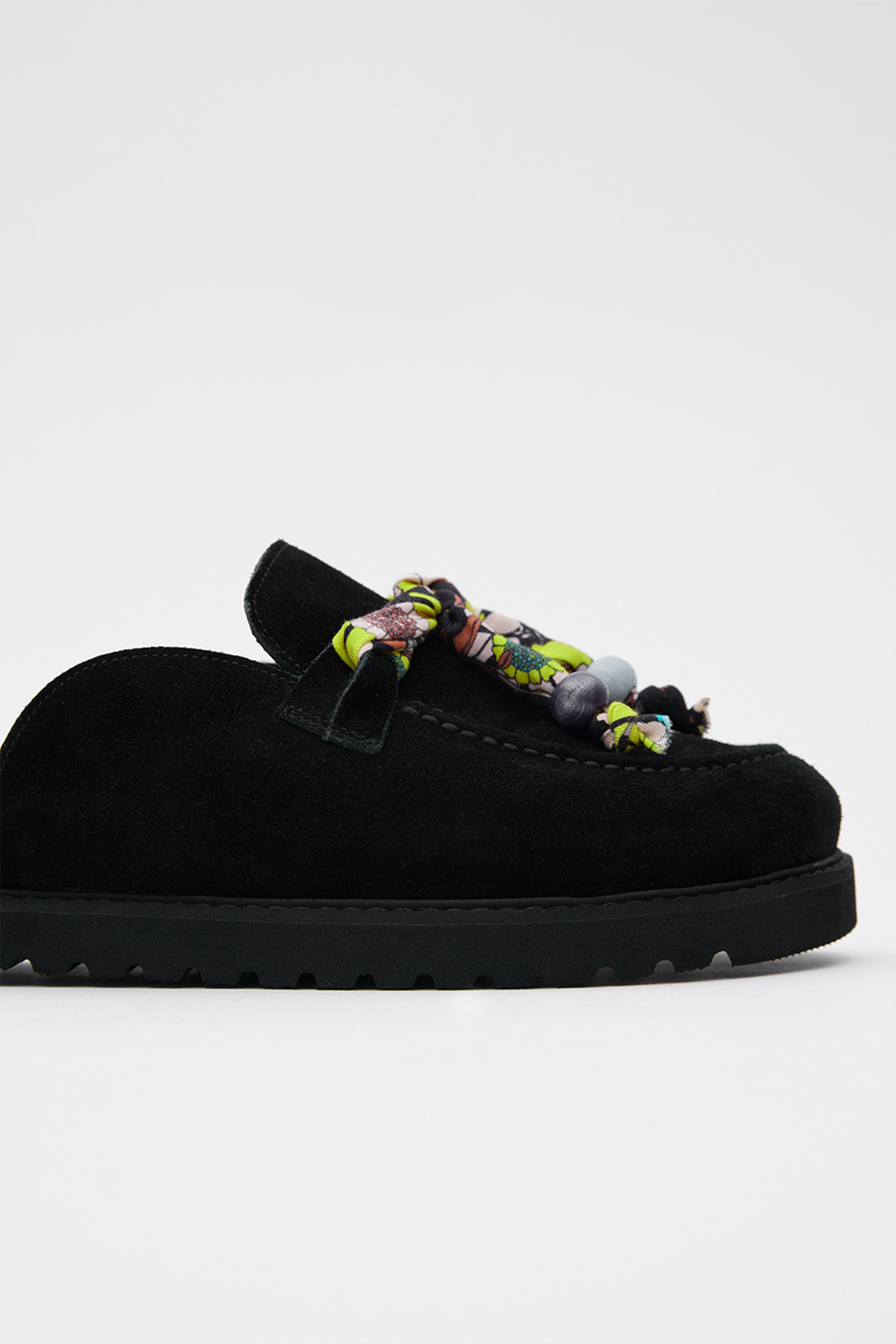 TERRA ARTİSAN SCARF SÜET DERİ FULARLI SANDALET