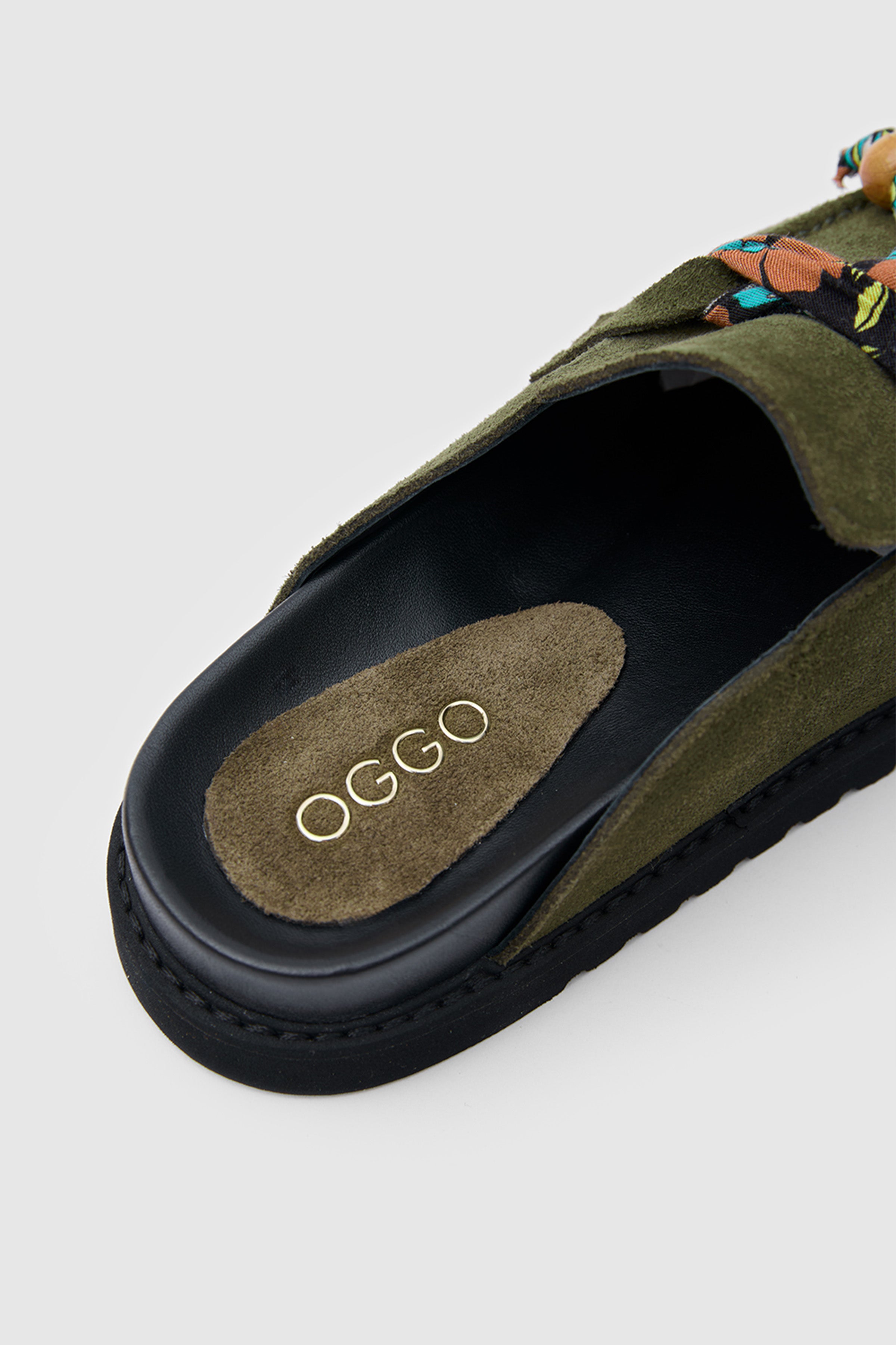 TERRA ARTİSAN SCARF SÜET DERİ FULARLI SANDALET