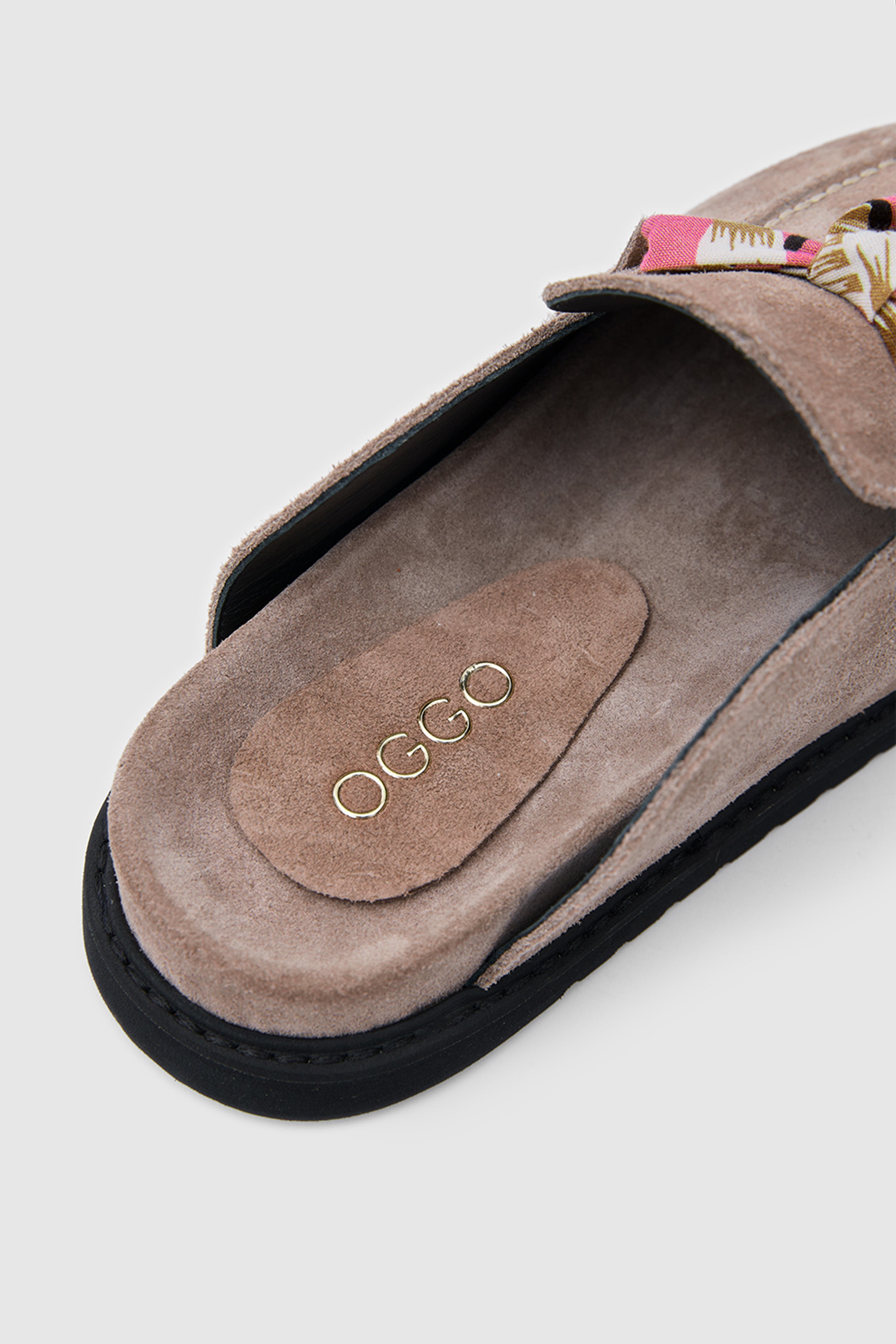 TERRA ARTİSAN SCARF SÜET DERİ FULARLI SANDALET