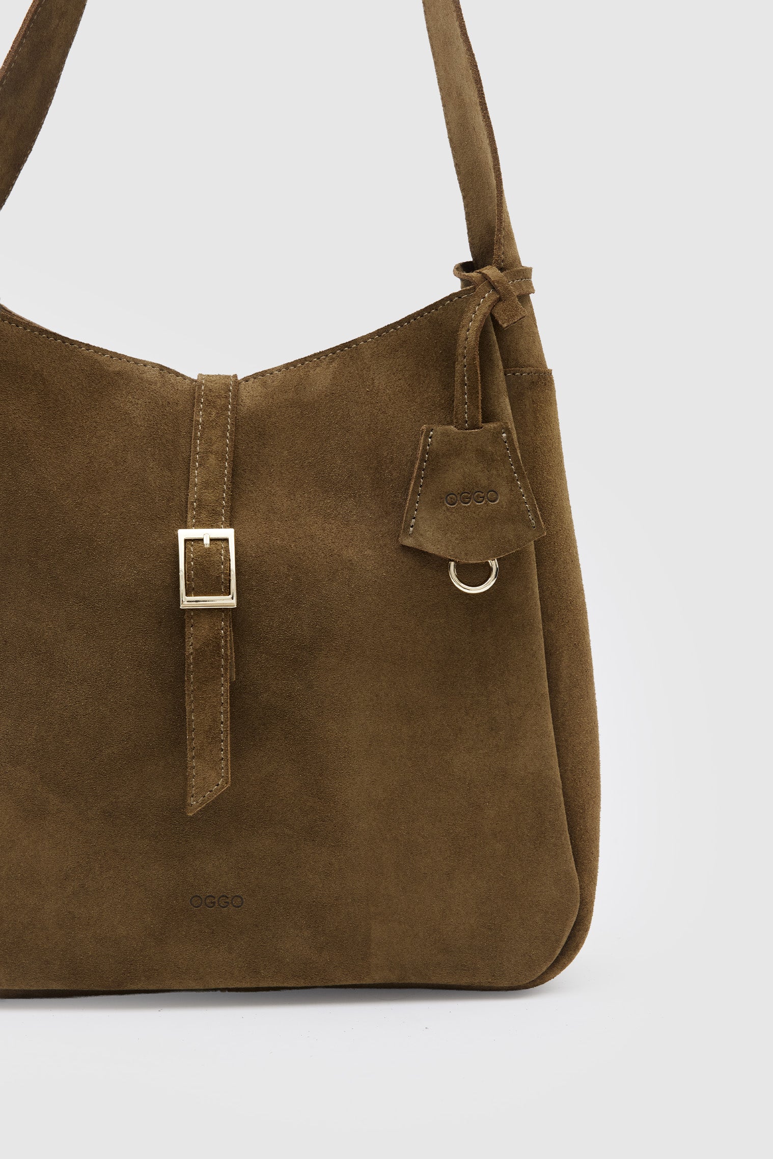 OGGO SUVEA Genuine Suede Leather Shoulder Bag