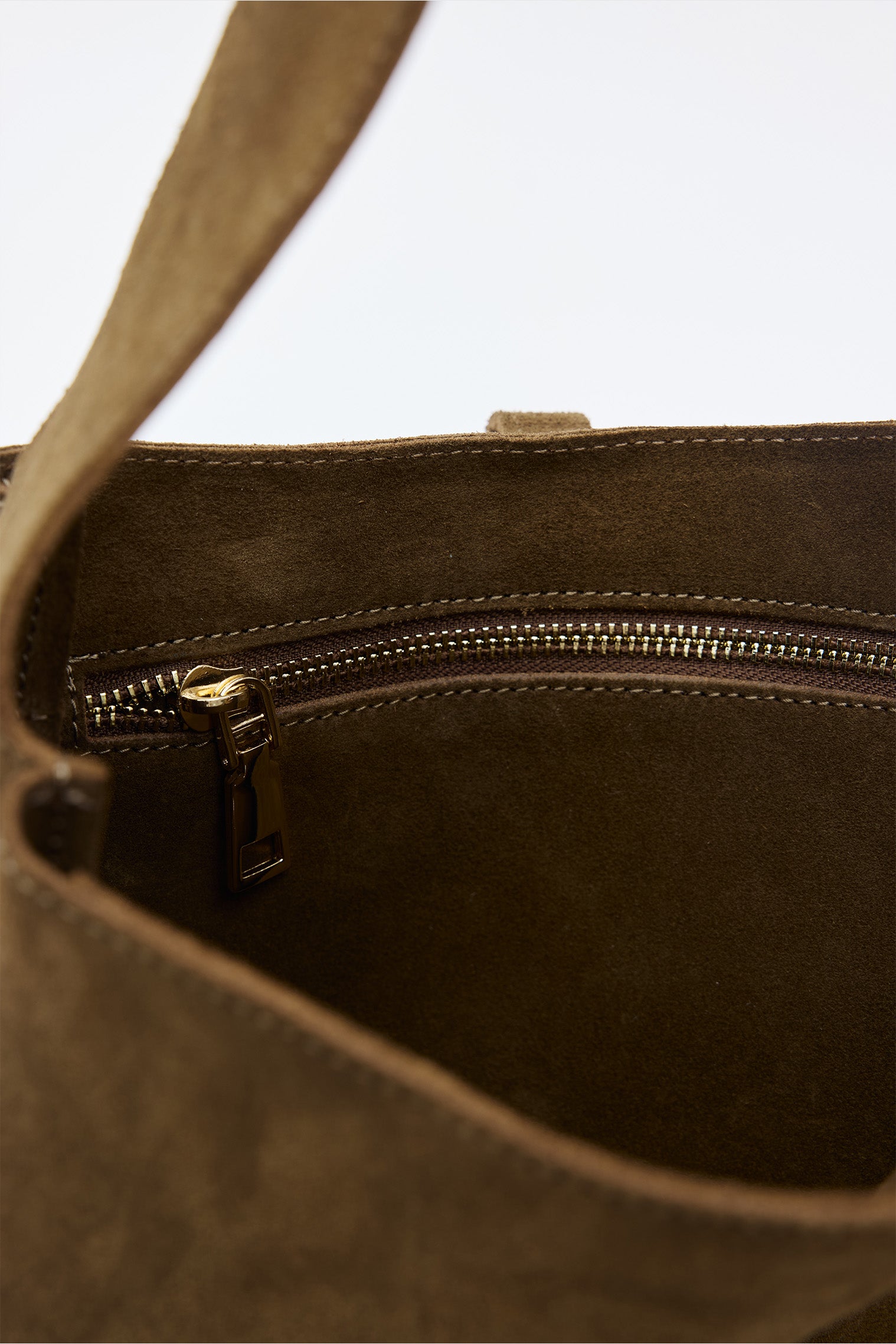 OGGO SUVEA Genuine Suede Leather Shoulder Bag