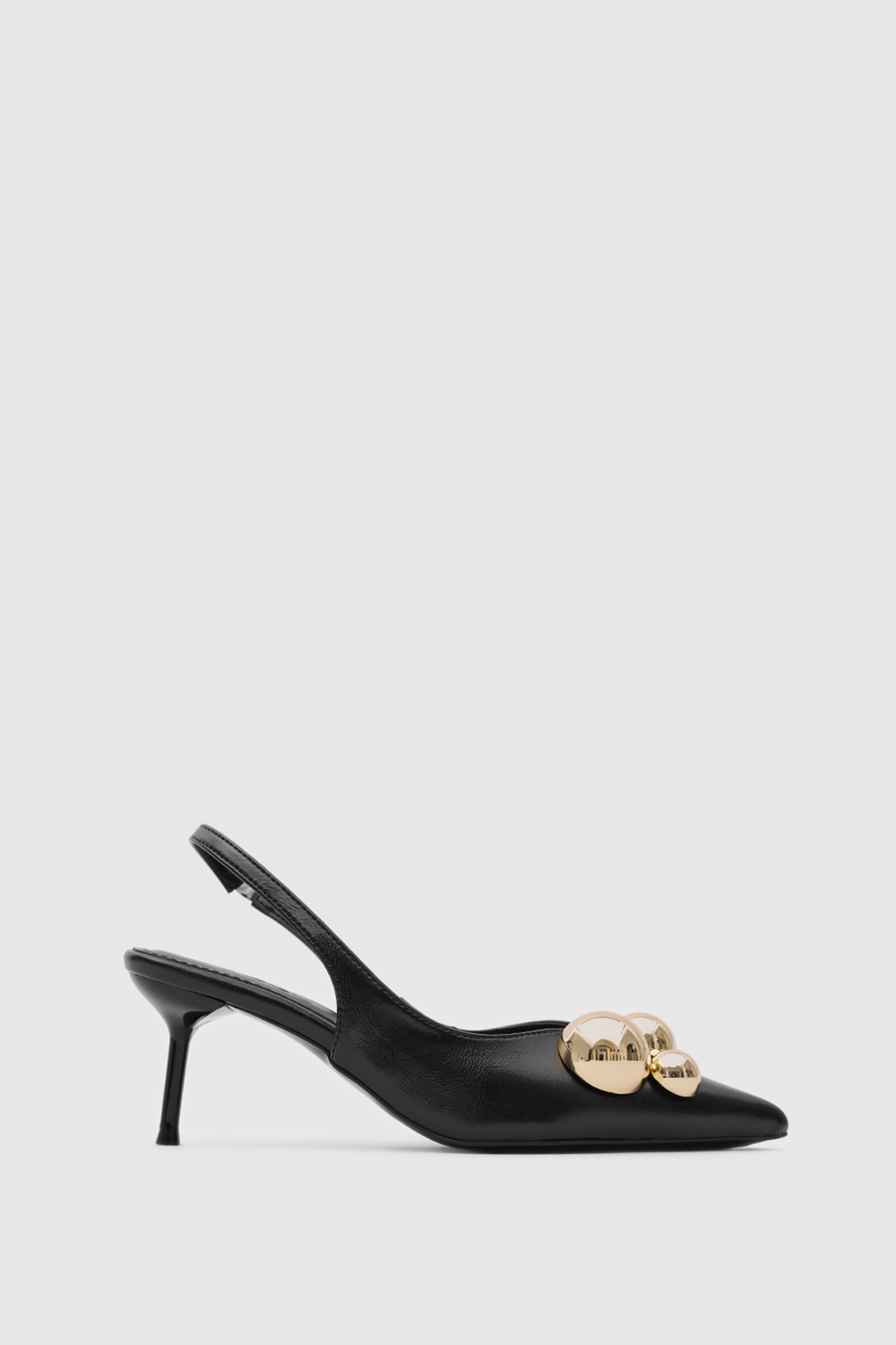 SUVEA AUREA Leather Slingback Heel