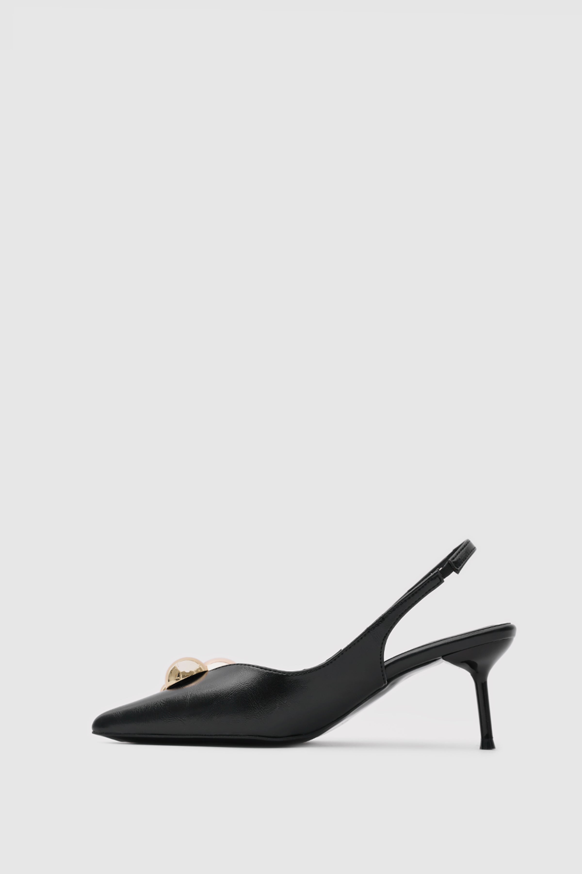SUVEA AUREA Leather Slingback Heel