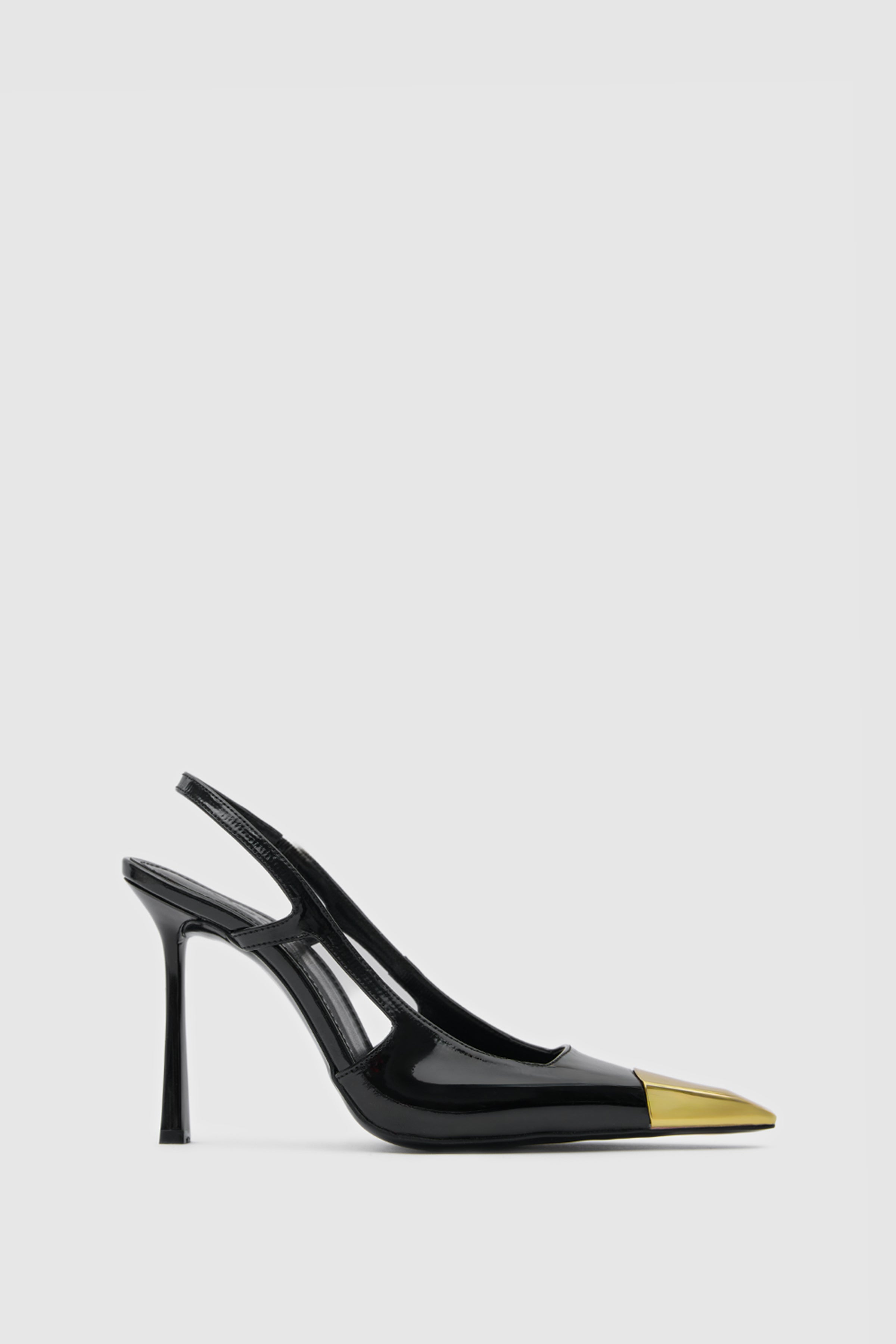 SUVEA REVA Patent Leather Slingback Stiletto