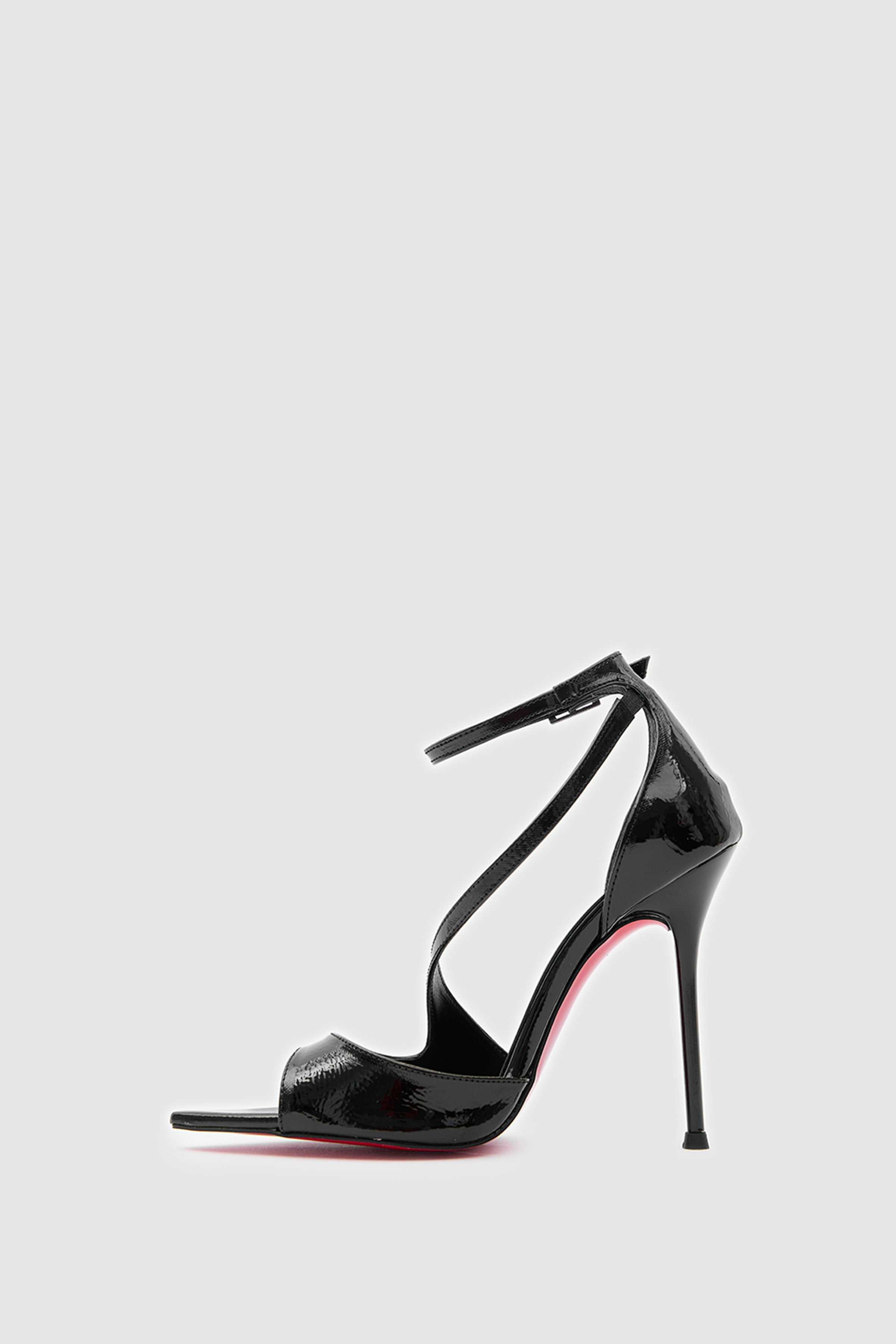 SUVEA NOIRE Patent Ankle Strap