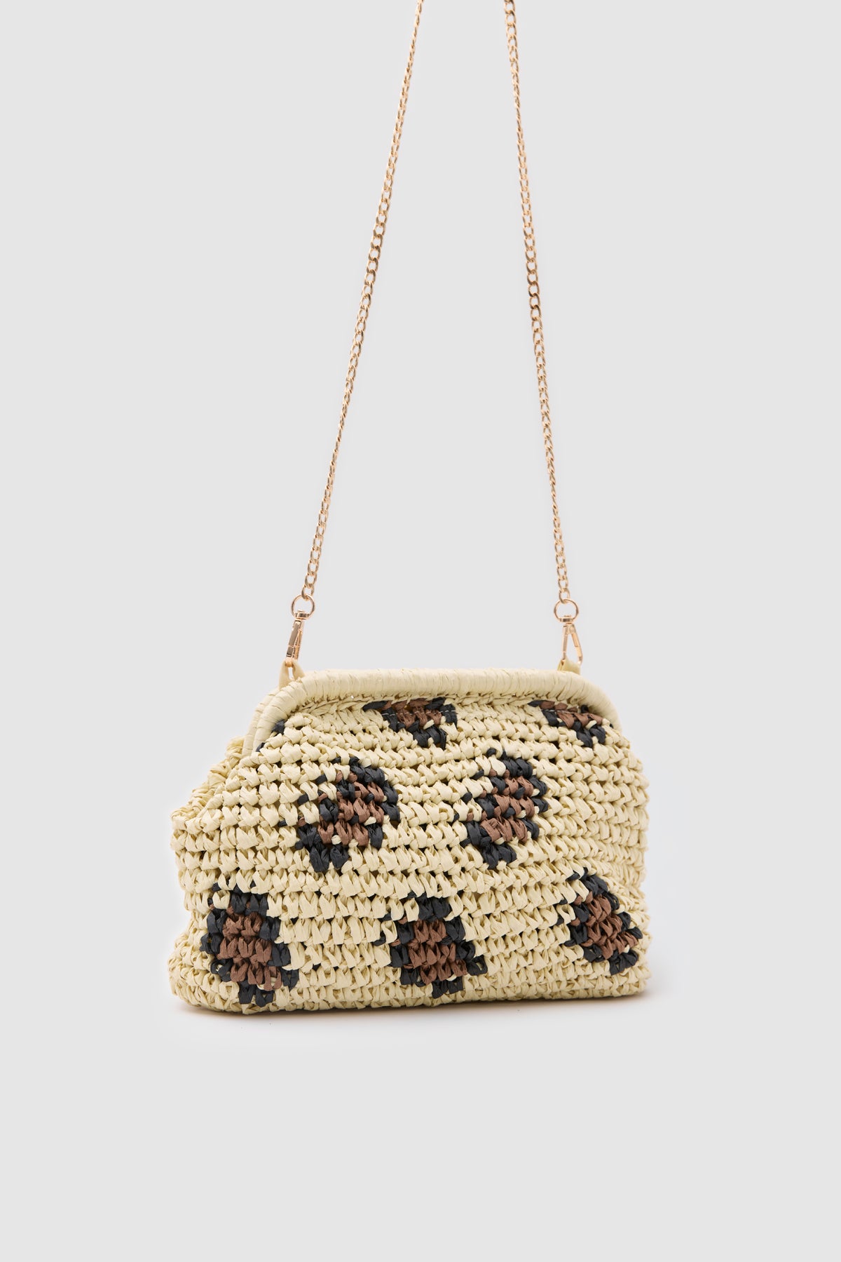 OGGO WİCKER Paw Pop Clutch