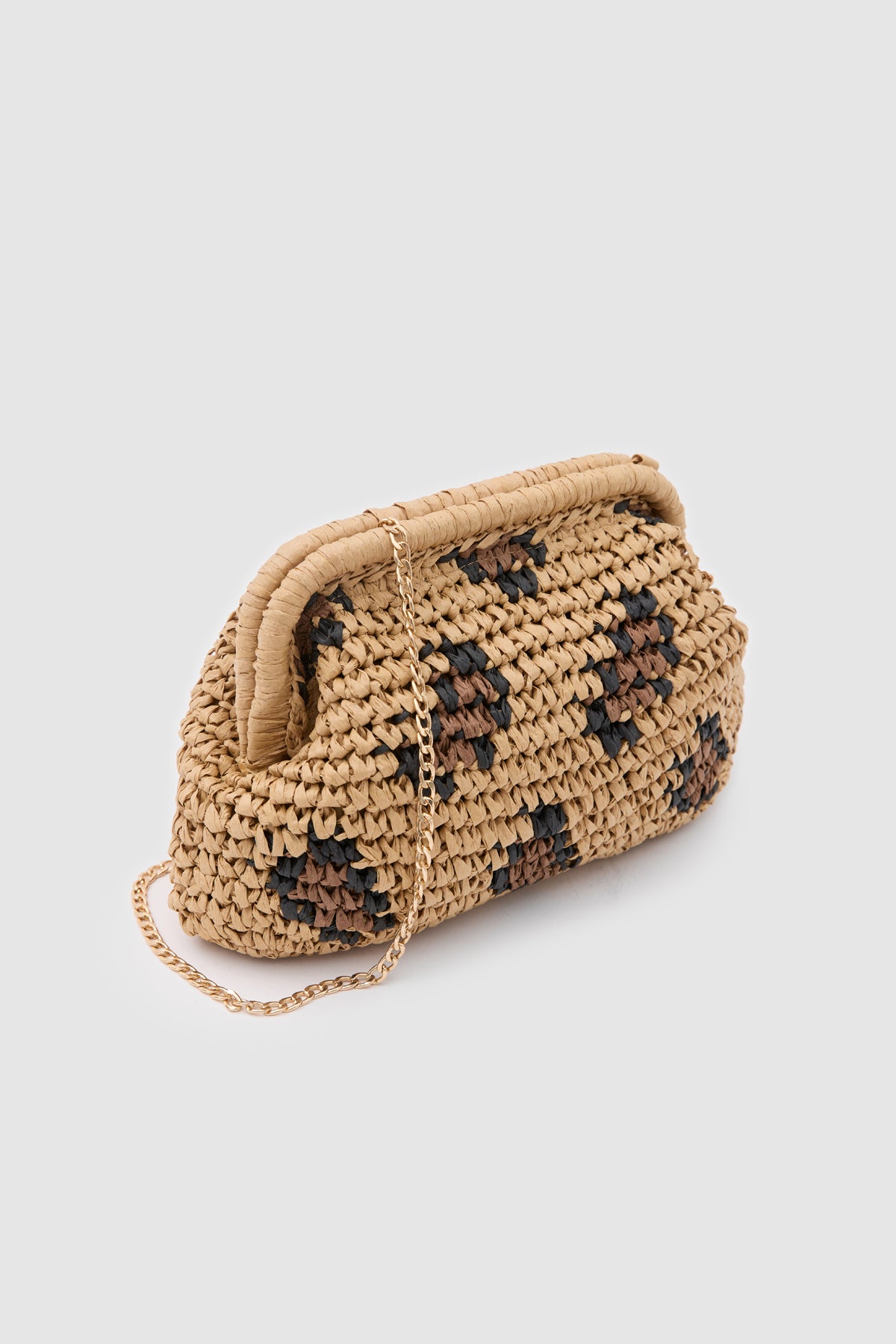 OGGO WİCKER Paw Pop Clutch