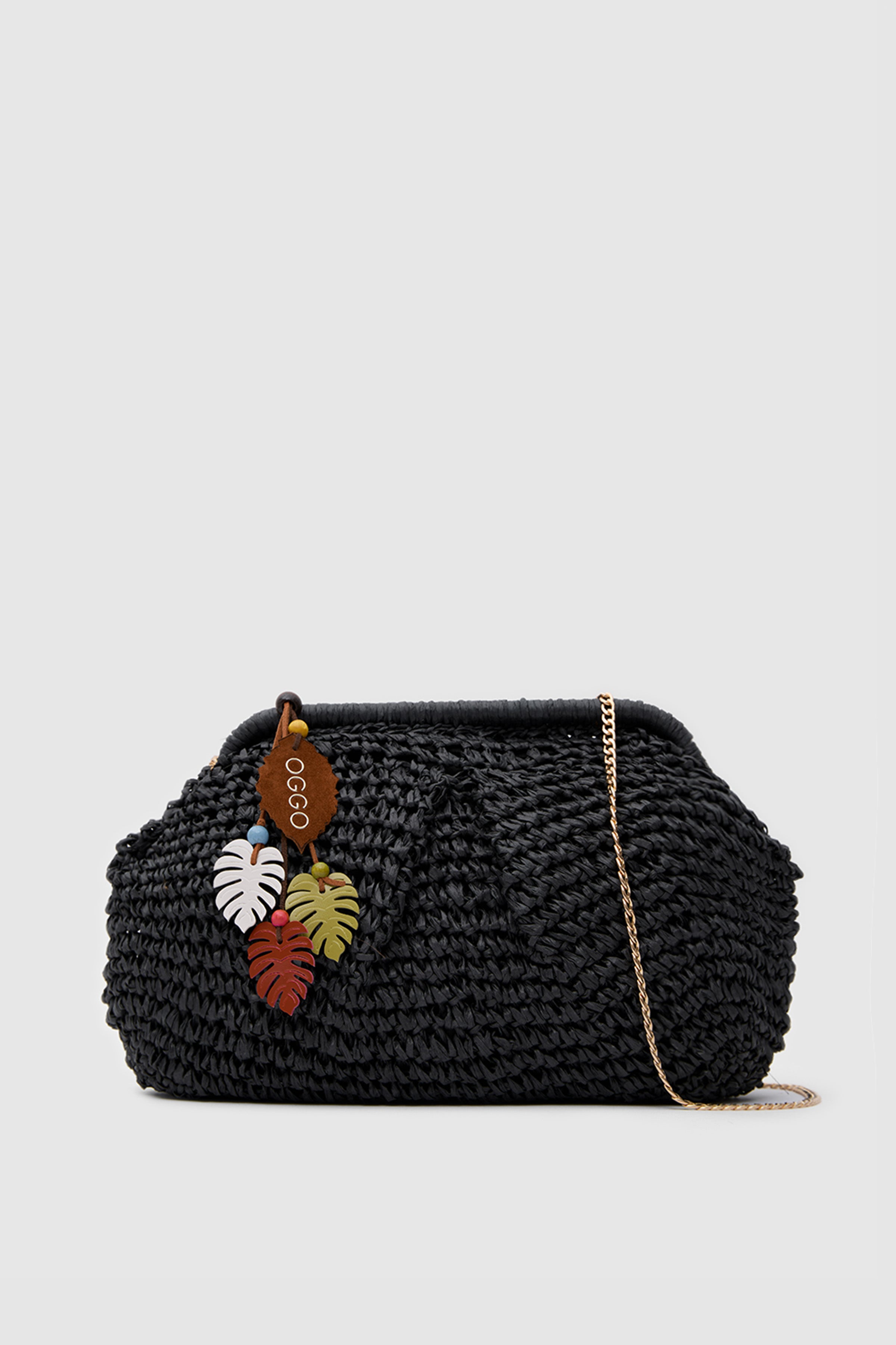 OGGO Hasır Medium Clutch & Çapraz Çanta