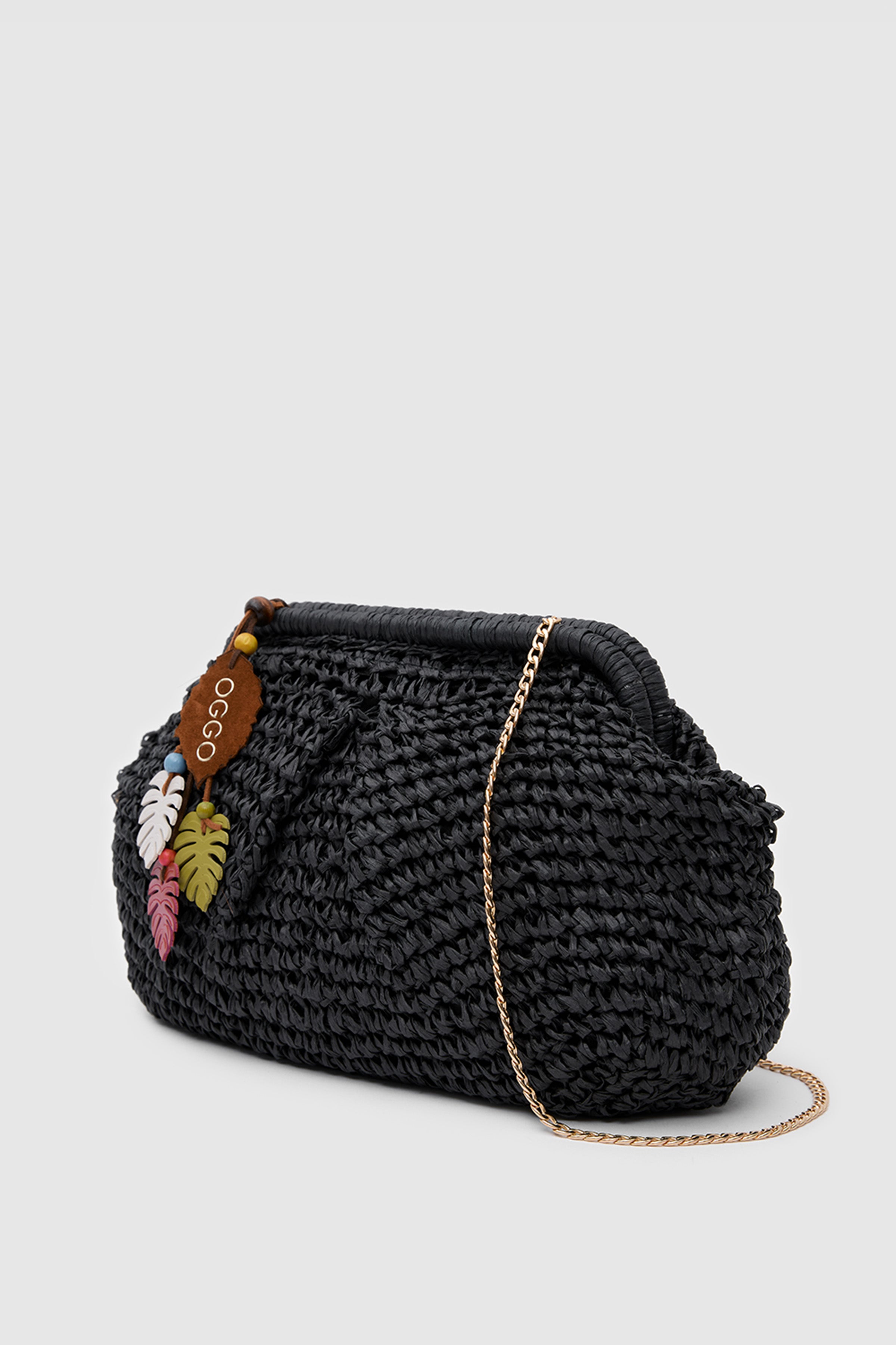 OGGO Hasır Medium Clutch & Çapraz Çanta