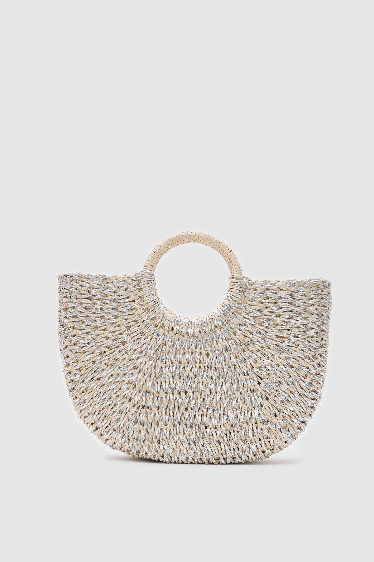 OGGO Hasır Sim Detaylı El Çantası