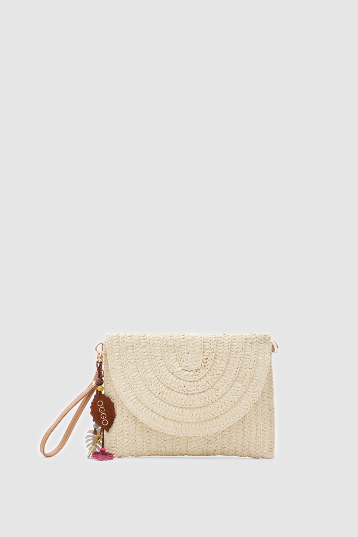 OGGO WİCKER  Tick Linea Clutch