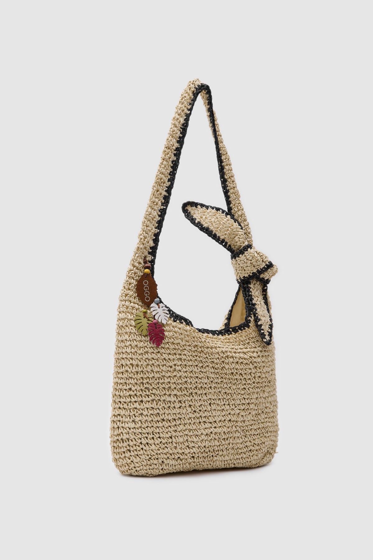 OGGO WİCKER Bow Hobo