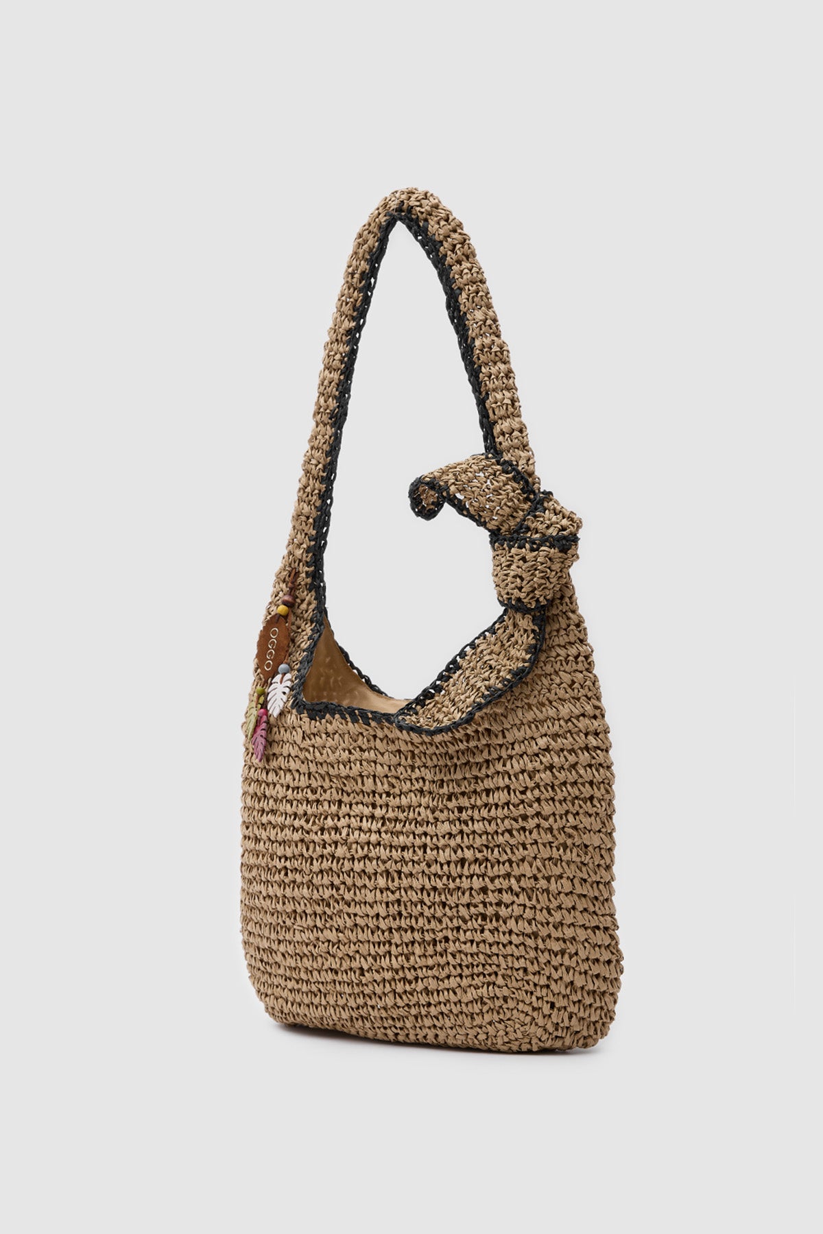 OGGO WİCKER Bow Hobo