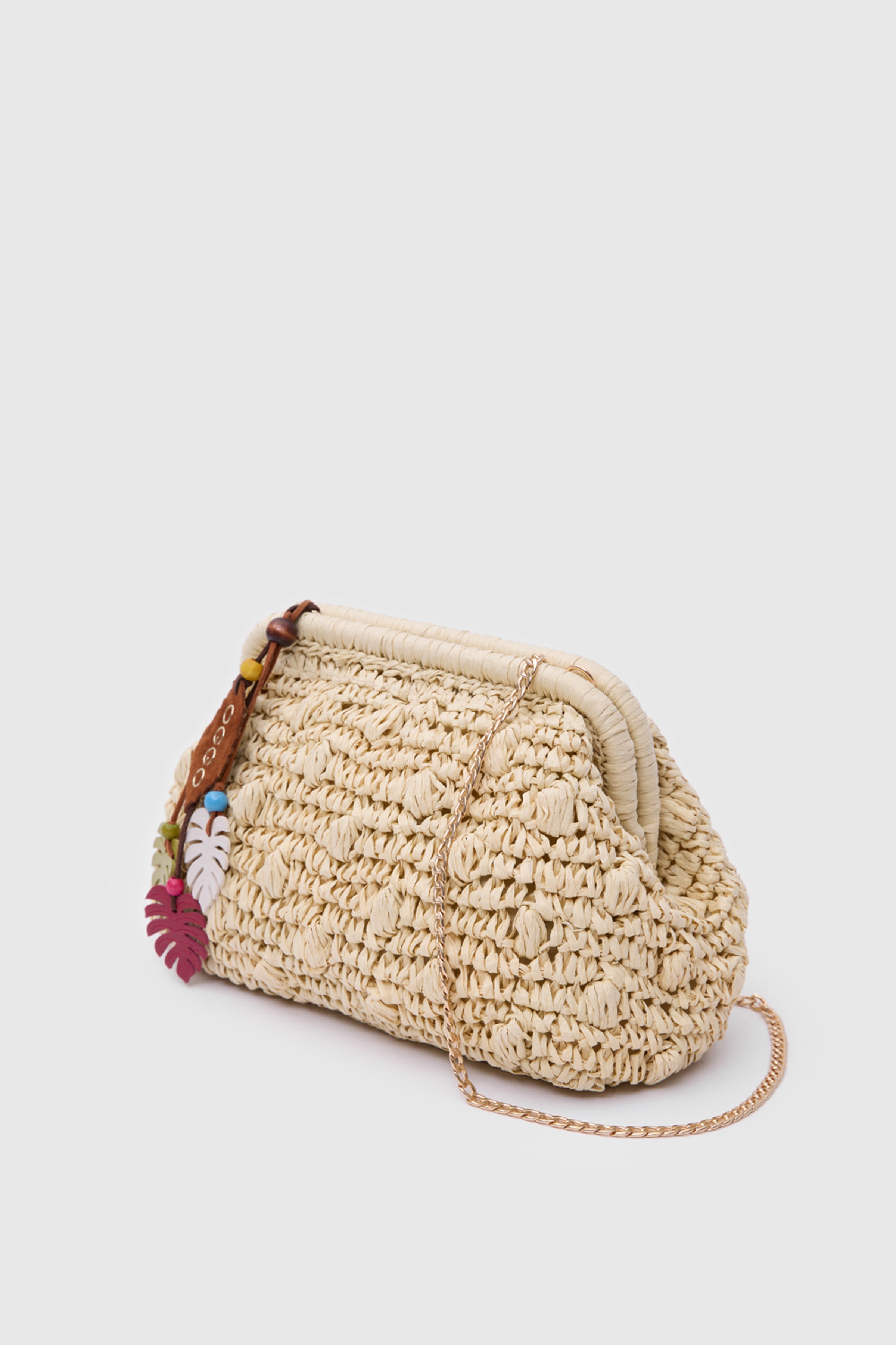 OGGO WİCKER Knots Clutch S