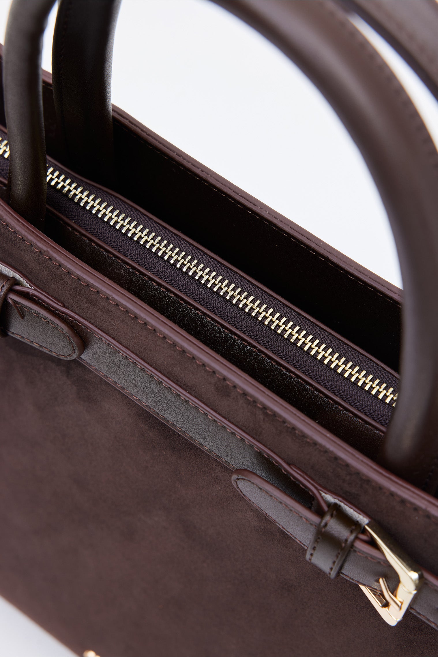 OGGO SUVEA LITE Suede Leather Handbag