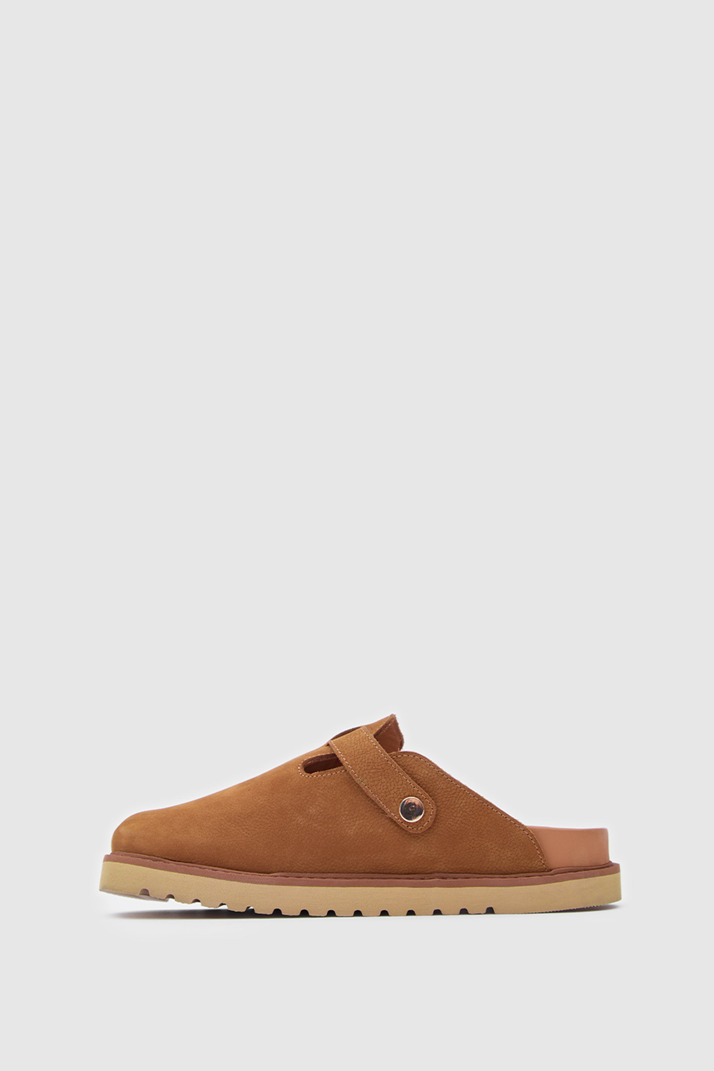 TERRA CLOG NUBUK DERİ SANDALET