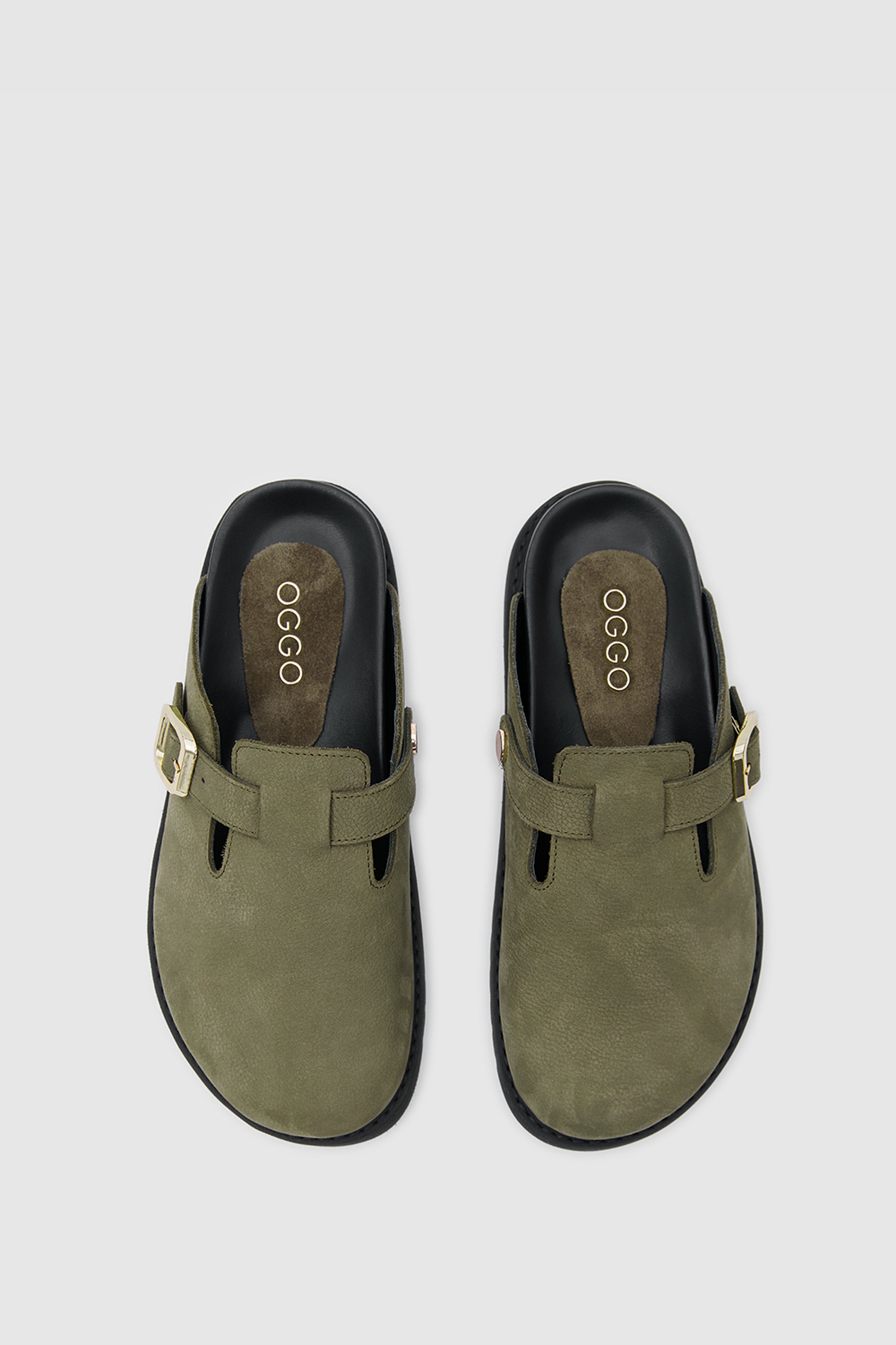 TERRA CLOG NUBUK DERİ SANDALET
