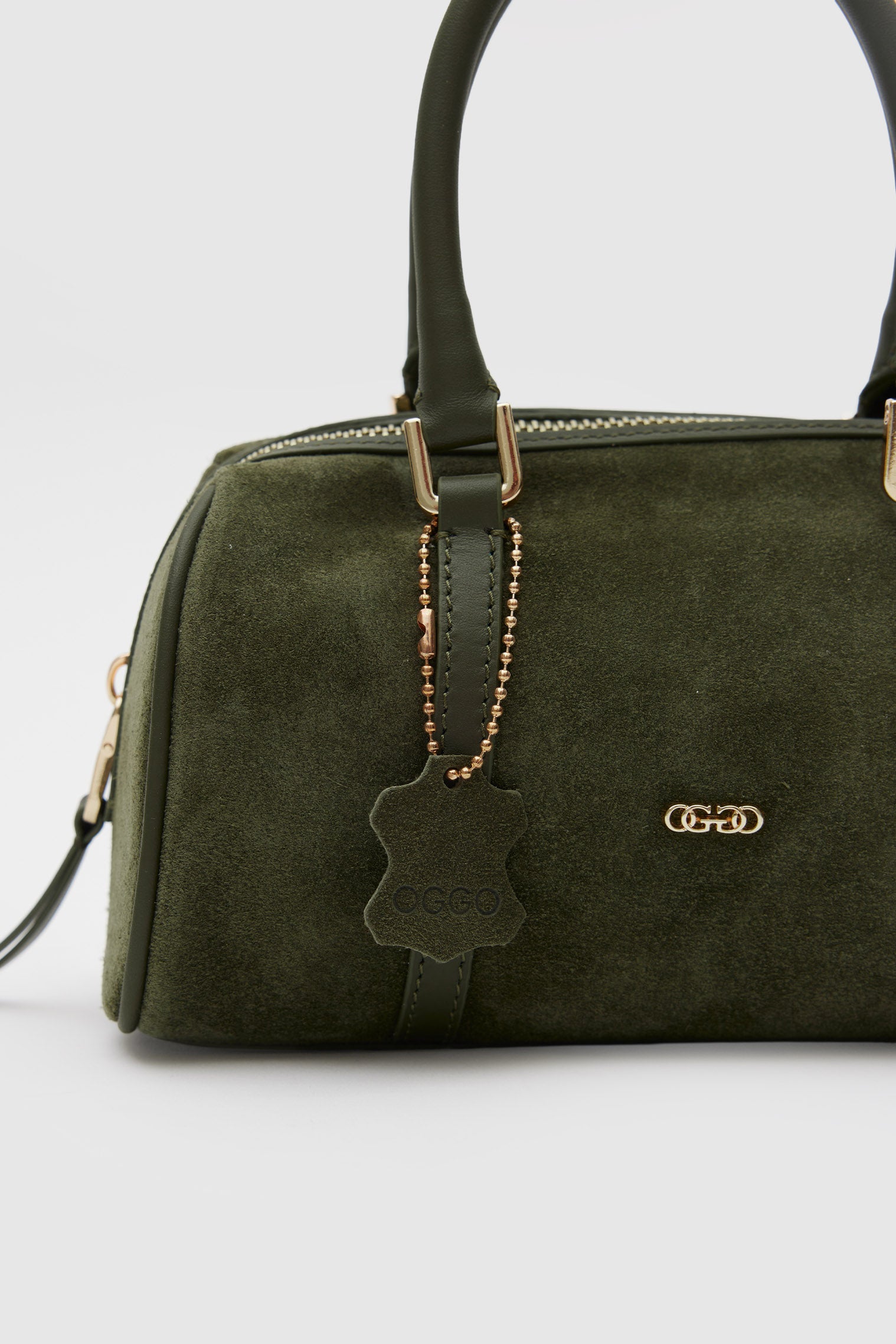OGGO SUVEA Genuine Suede Leather Crossbody Bag