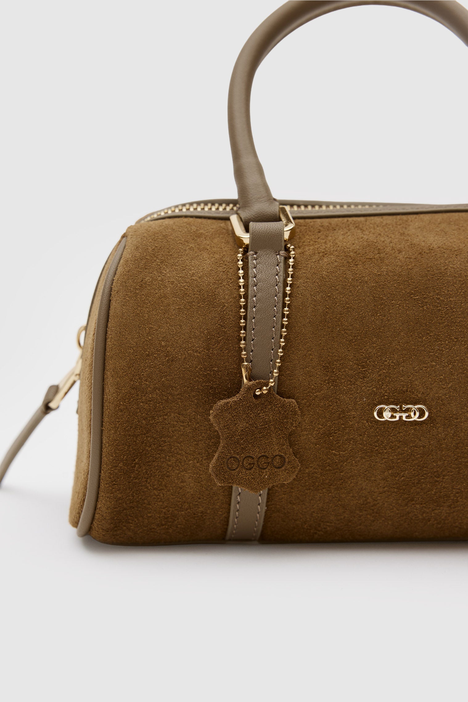 OGGO SUVEA Genuine Suede Leather Crossbody Bag