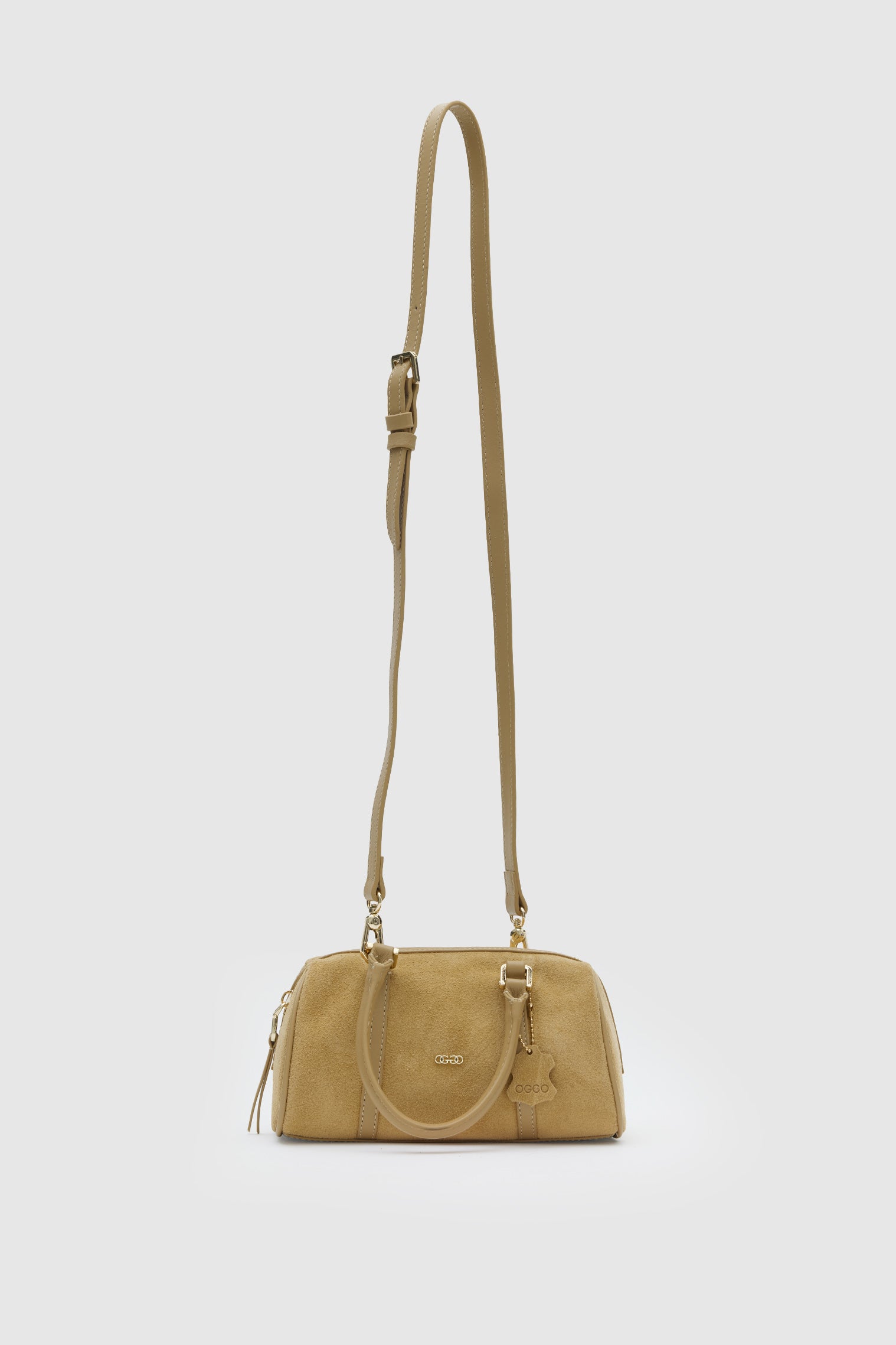 OGGO SUVEA Genuine Suede Leather Crossbody Bag
