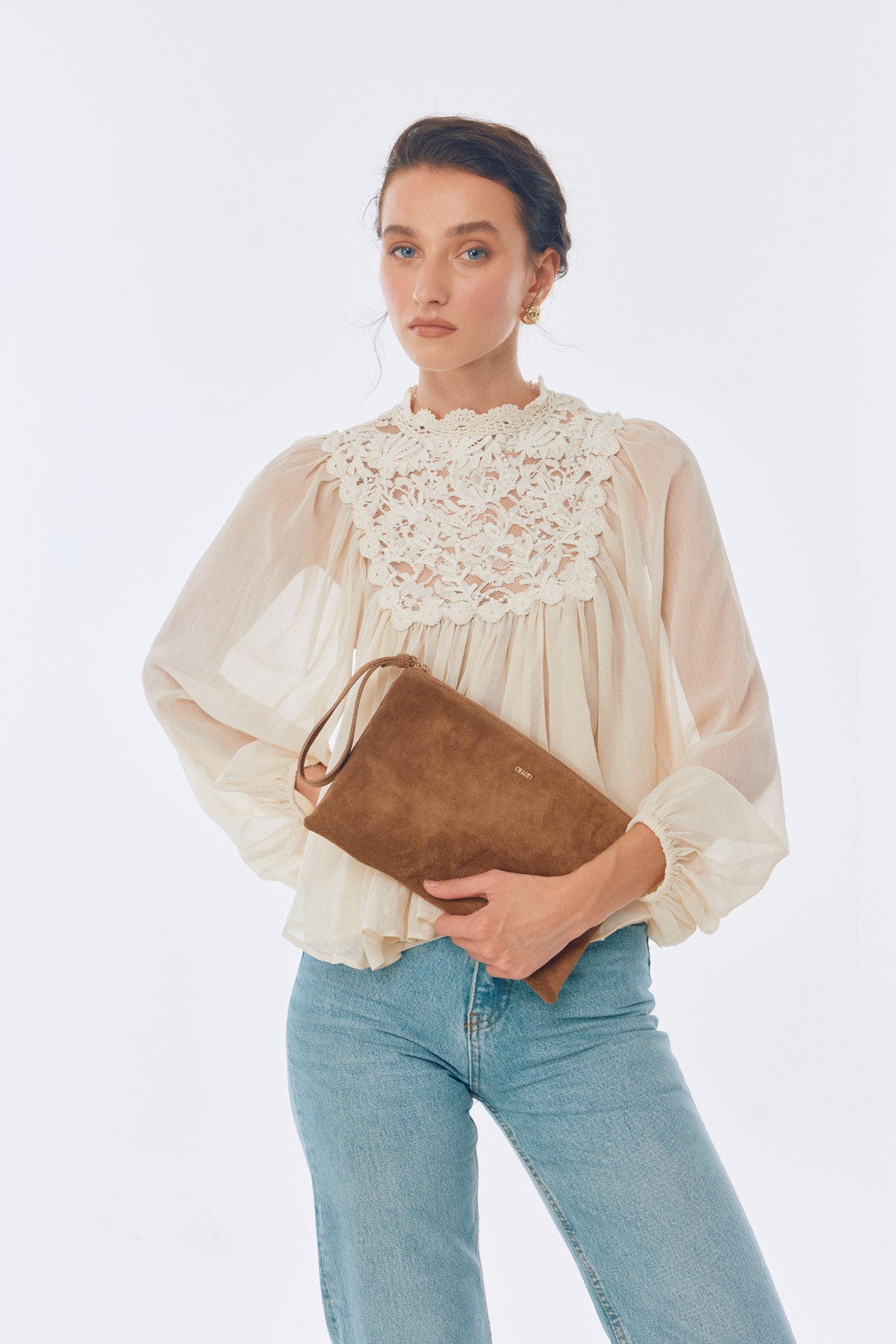 OGGO SUVEA GENUINE LEATHER Clutch