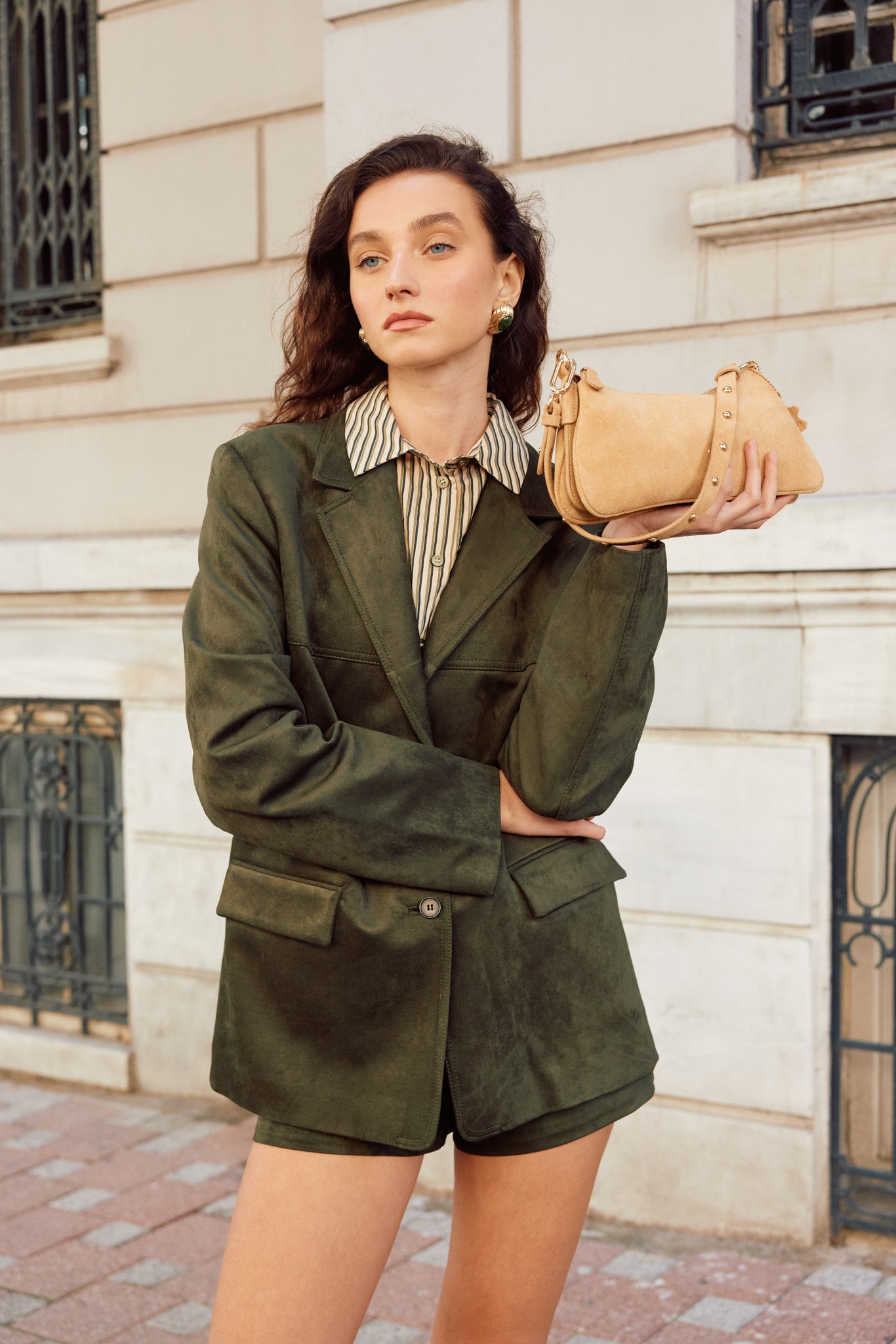 OGGO SUVEA GENUINE LEATHER Shoulder Bag