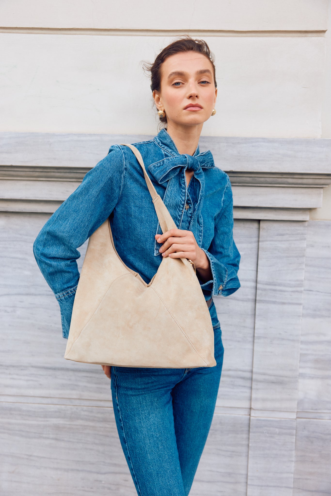OGGO SUVEA Genuine Leather Shoulder Bag