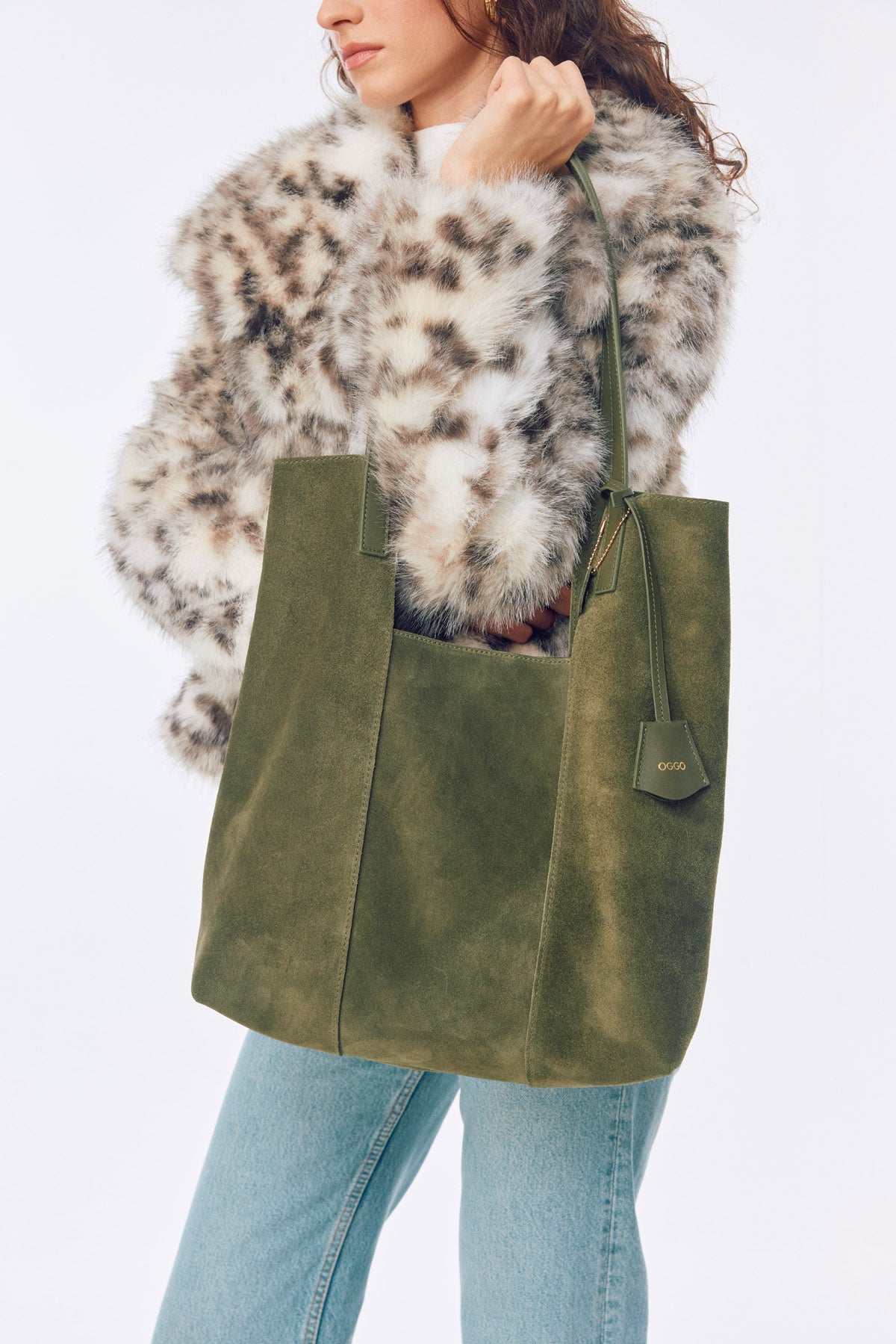 OGGO SUVEA Genuine Leather Shoulder Bag