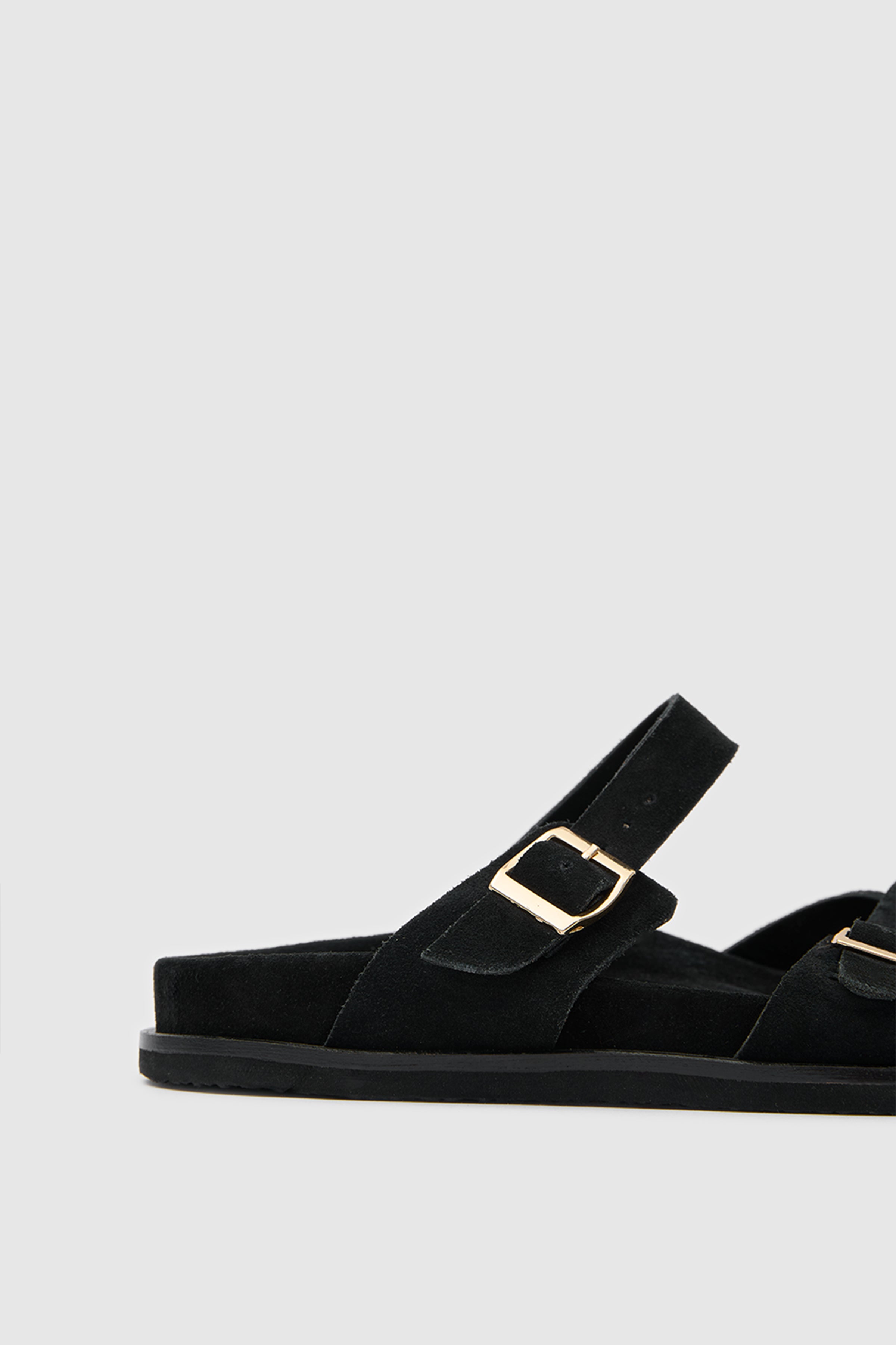 TERRA NOMAD SÜET DERİ ÇİFT TOKALI SANDALET