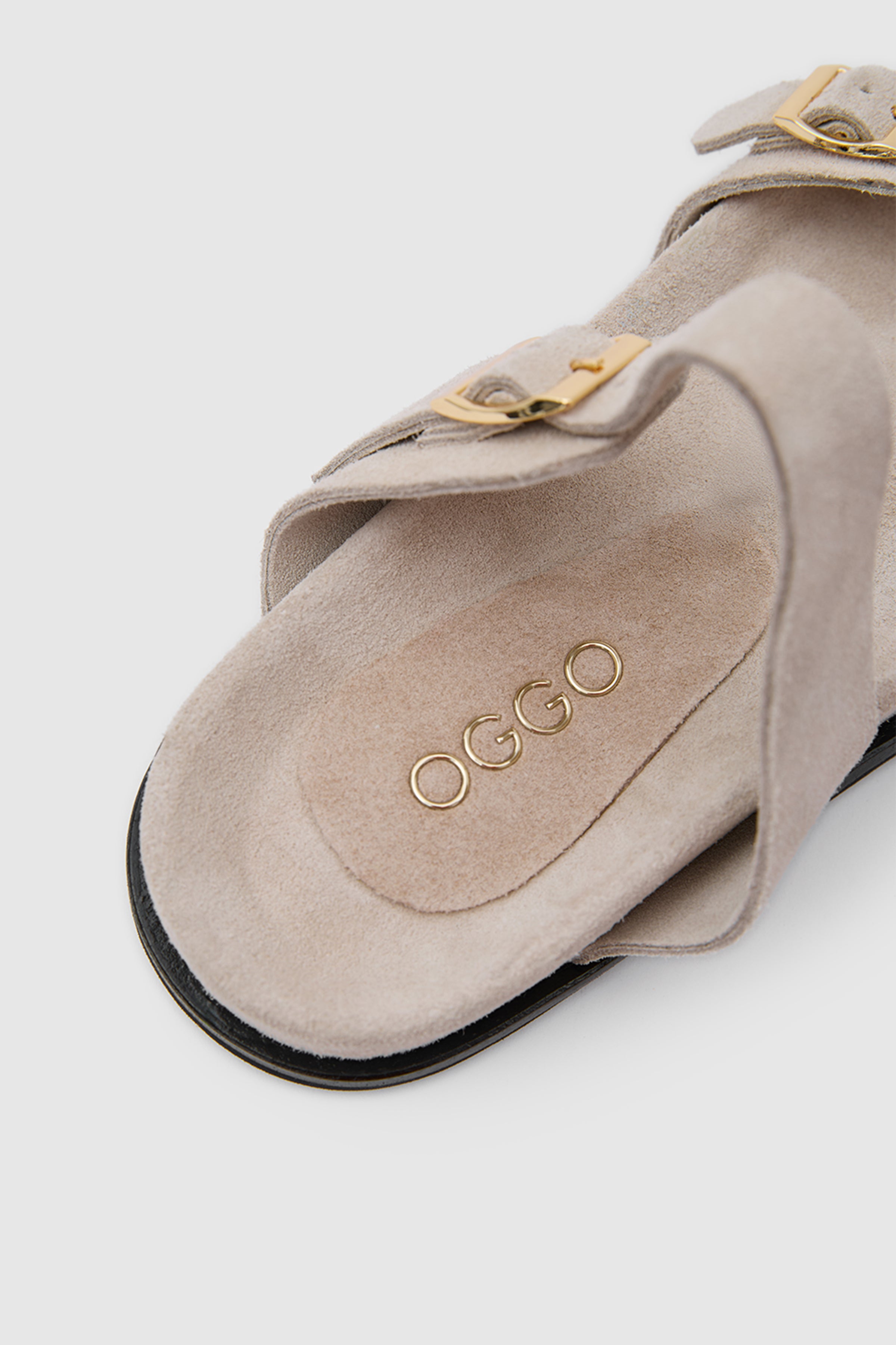 TERRA NOMAD SÜET DERİ ÇİFT TOKALI SANDALET