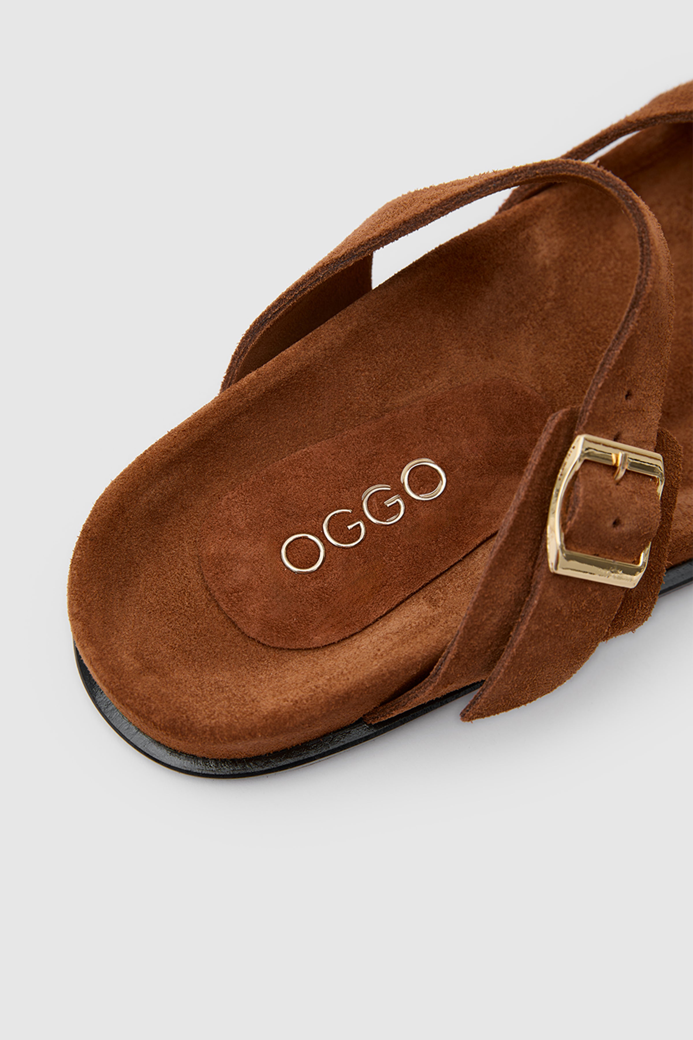 TERRA NOMAD SÜET DERİ ÇİFT TOKALI SANDALET